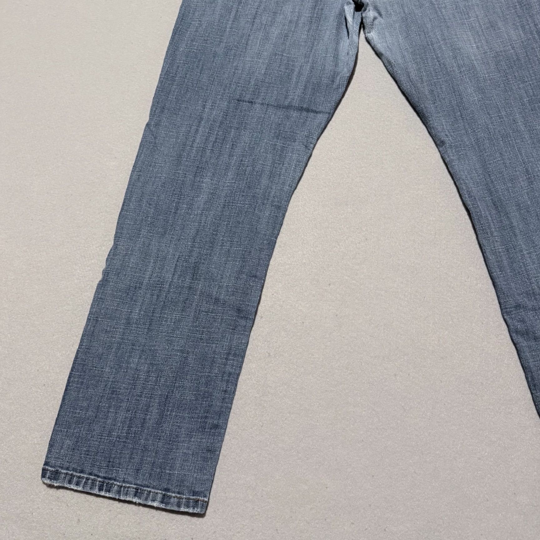 Lucky Brand Lucky Brand 221 Straight Jeans Mens Blue Medium Wash Denim Pockets - 36x32 Size US 36 / EU 52 - 7 Thumbnail
