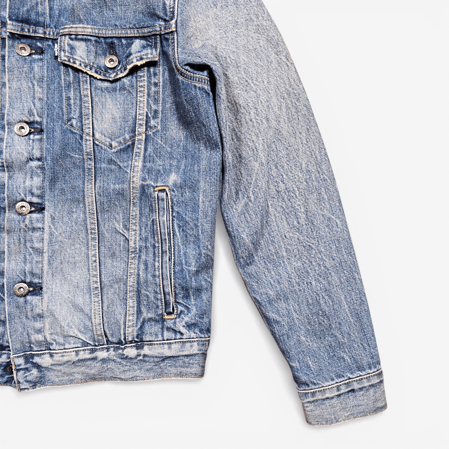 Levi's Made & Crafted Levi's Made & Crafted Denim Trucker Jacket Made in Japan Size US M / EU 48-50 / 2 - 5 Thumbnail