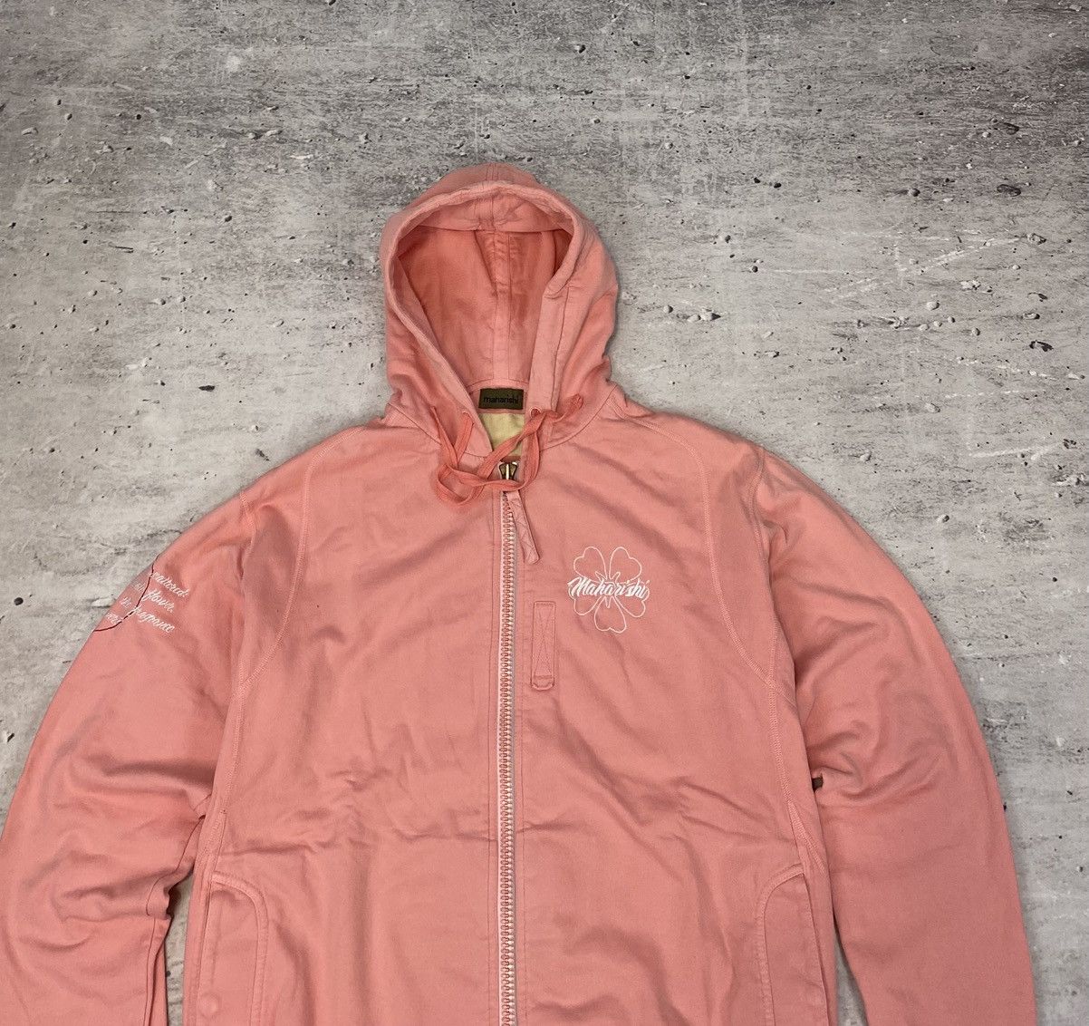 Maharishi MAHARISHI PINK ZIP UP HOODIE JACKET Size US XL / EU 56 / 4 - 2 Thumbnail