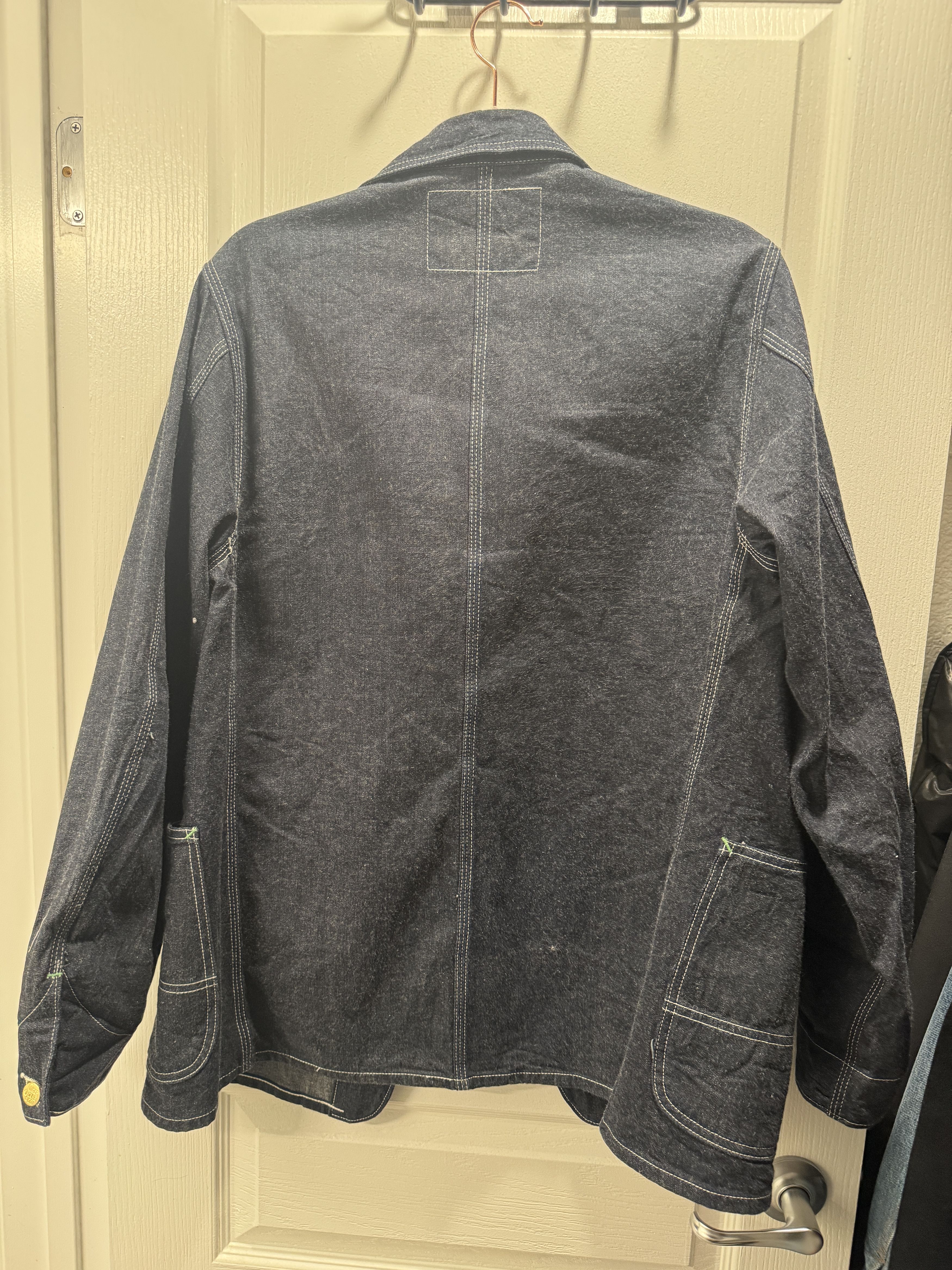 Sugar Cane 11oz. BLUE DENIM - WORK COAT - SC15655 Size US S / EU 44-46 / 1 - 2 Thumbnail