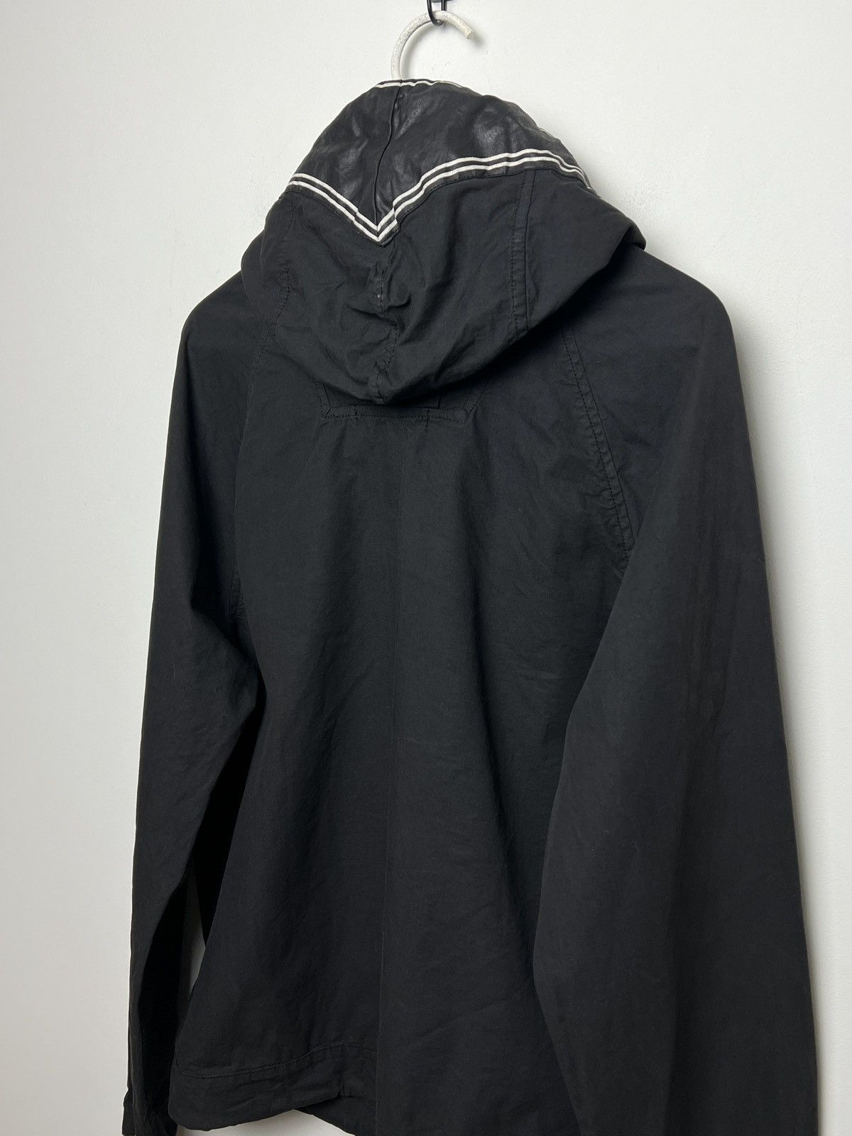 Stone Island Stone Island 2006 Laminated Cotton Hooded Jacket Size US M / EU 48-50 / 2 - 11 Thumbnail