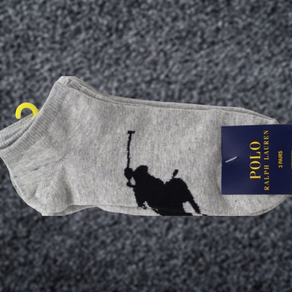 Polo Ralph Lauren Polo Ralph Lauren Grey Big Black Pony Socks 3 Pack NWT Socks 10-13 Mens 3 Pairs Grey with Big Black Pony 70% Cotton 27% Polyester 3% Spandex NWT Size US M / EU 48-50 / 2 - 1 Preview