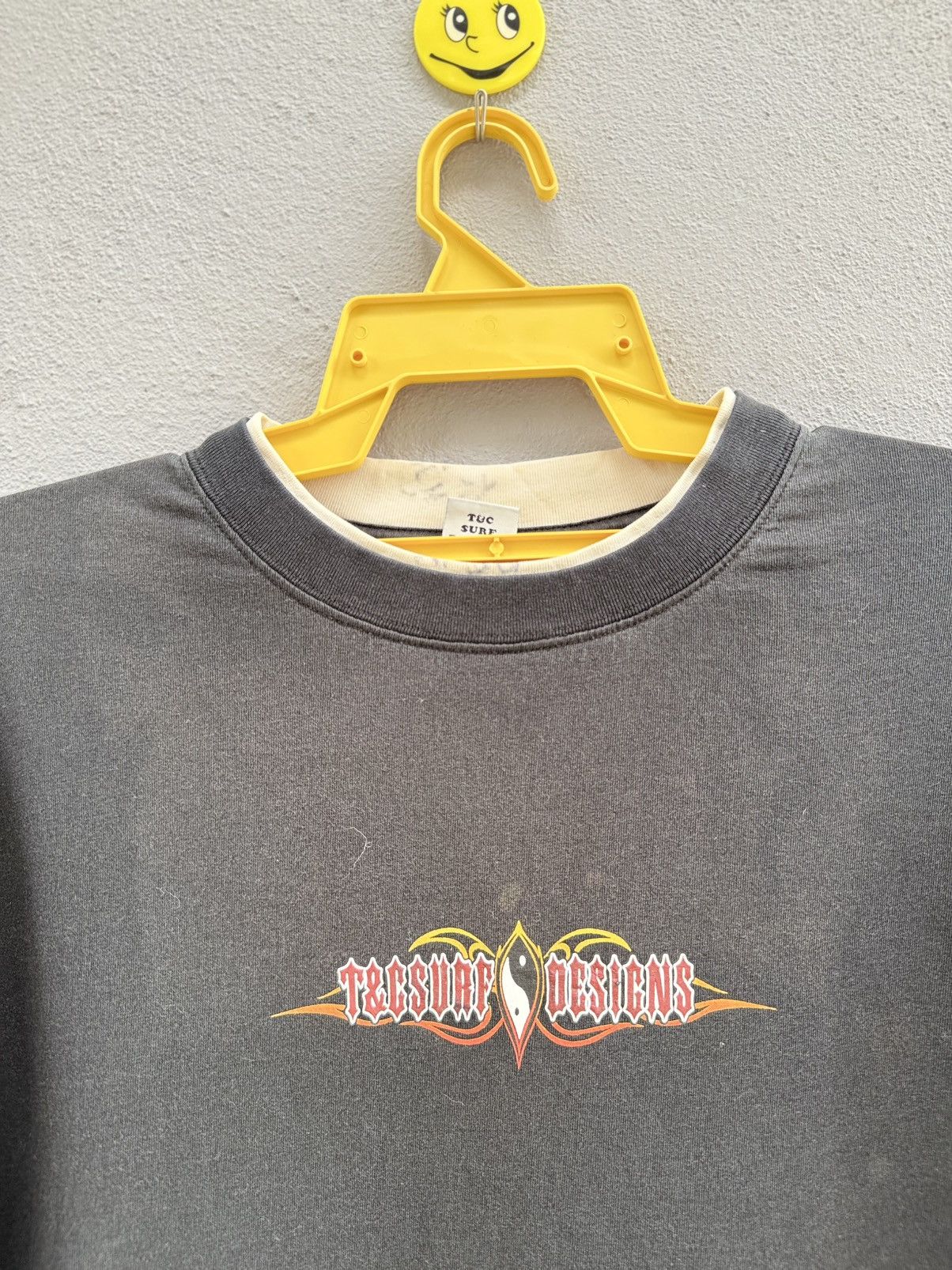 West Coast Choppers Thrashed Y2K T&C Surf Designs Flame Double Layer Grunge Tee Size US L / EU 52-54 / 3 - 9 Thumbnail