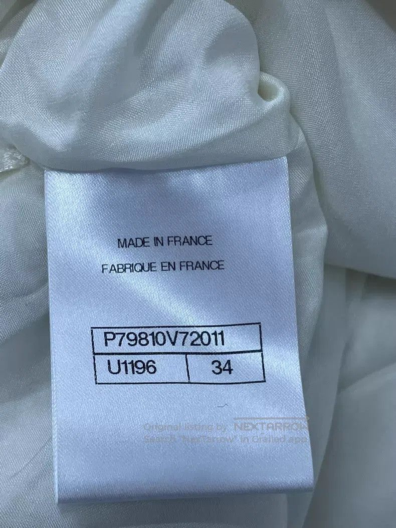 Chanel Chanel 25A white tweed skirt Size 42" / US 20 - 5 Thumbnail