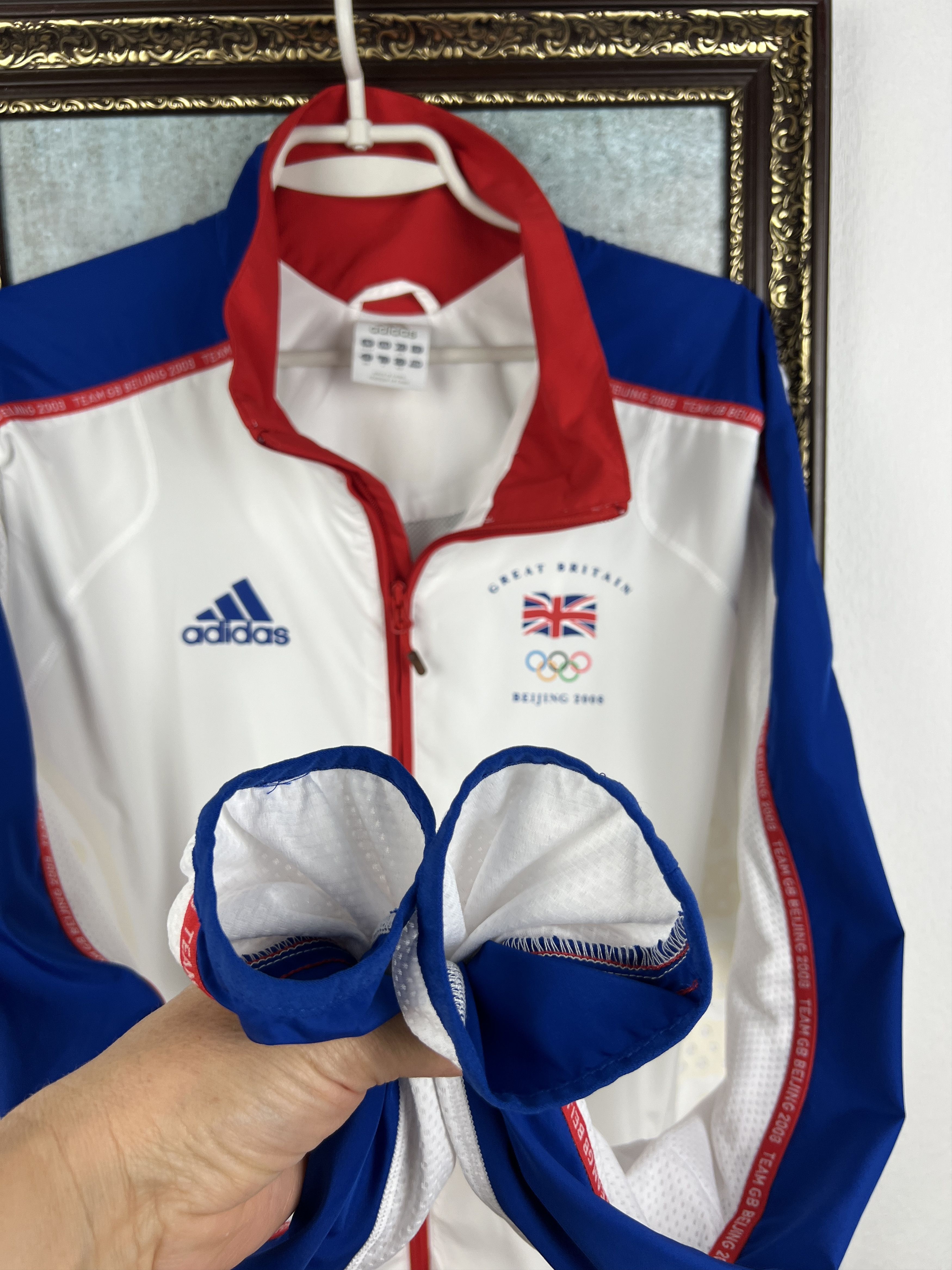 Adidas Vintage Great Britain Olympics Player Issue Jacket Track Top Size US L / EU 52-54 / 3 - 8 Thumbnail