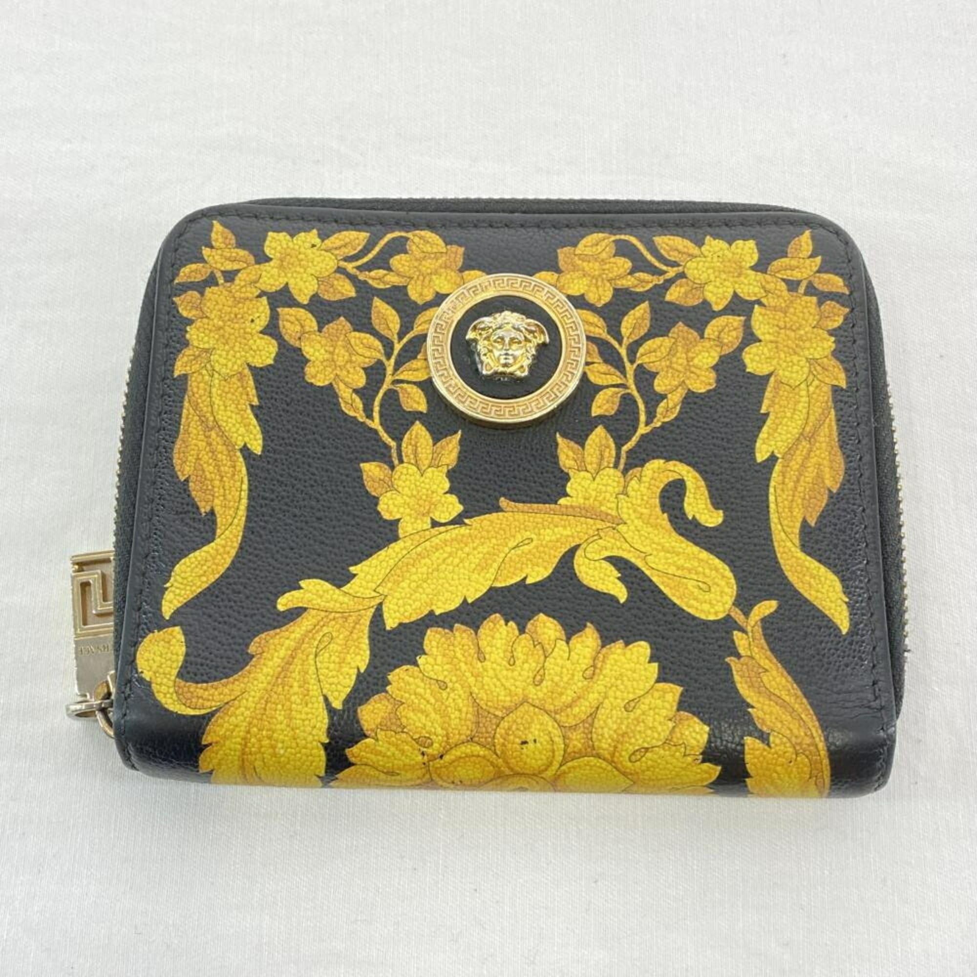 Versace VERSACE Barocco Wallet Black Versace Size ONE SIZE - 1 Thumbnail