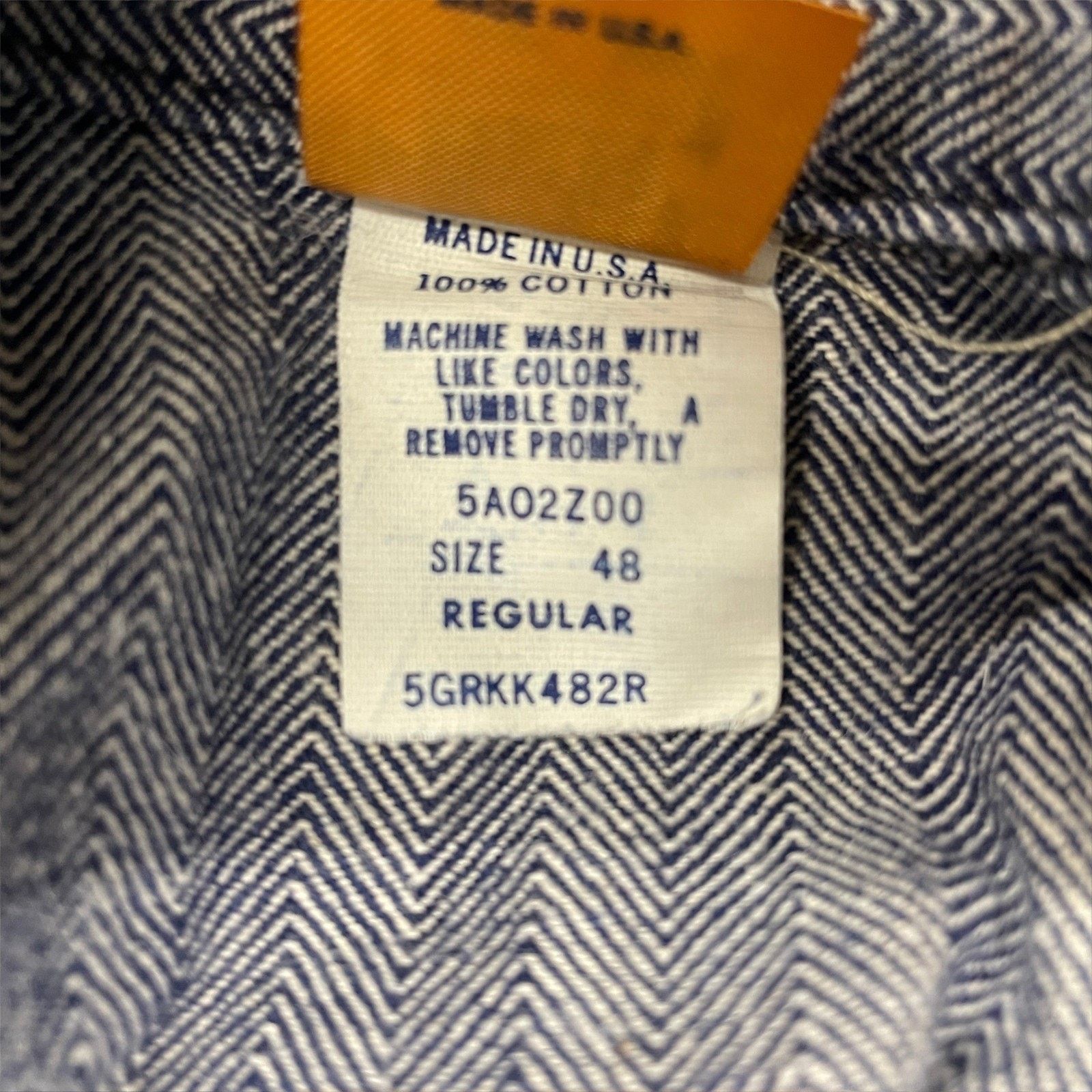 Vintage Mens BIG BEN Coveralls (48R) Herringbone Cotton Utility Size US 44 / EU 60 - 7 Thumbnail