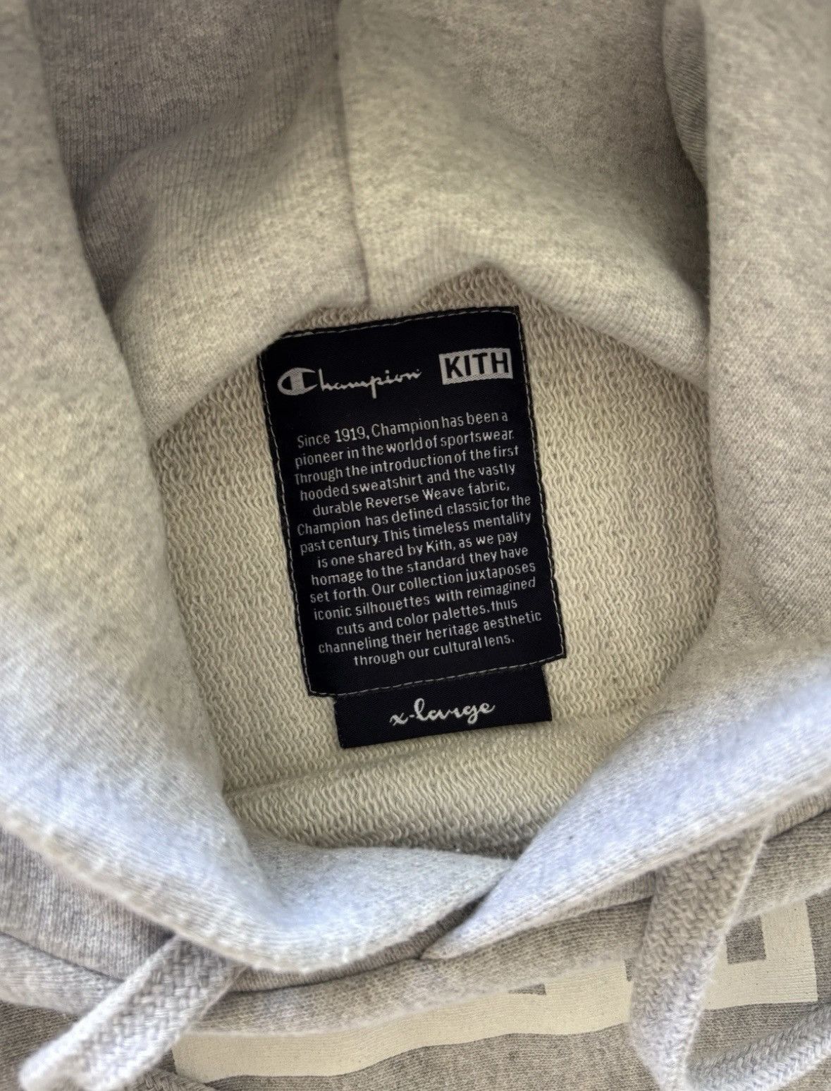 Kith Kith X Champion Extended Box Logo Reverse Weave Hoodie XL Size US XL / EU 56 / 4 - 10 Thumbnail