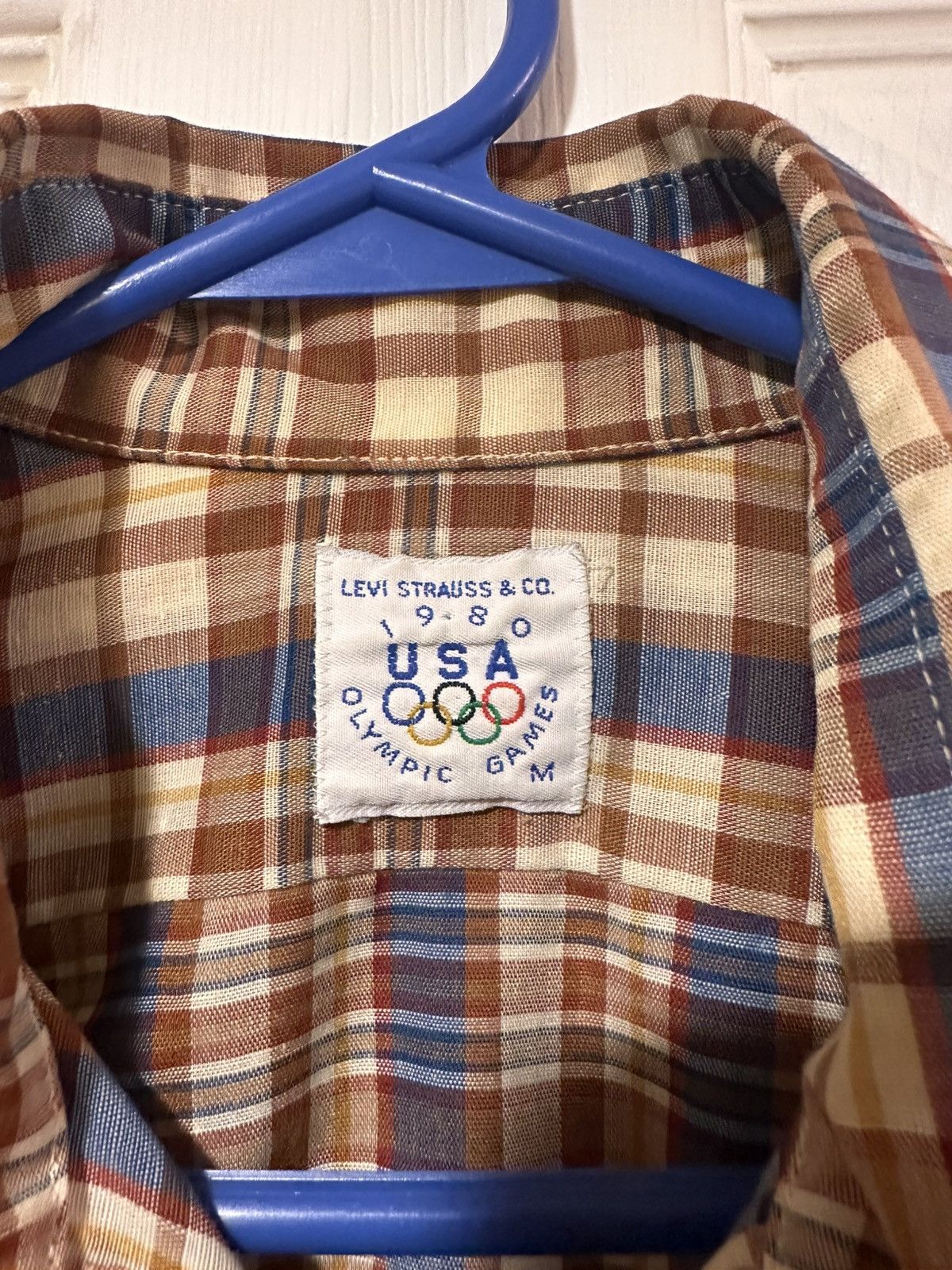 Levi's Vintage Clothing Levi’s vintage 1980 olympics shirt Size US M / EU 48-50 / 2 - 2 Thumbnail