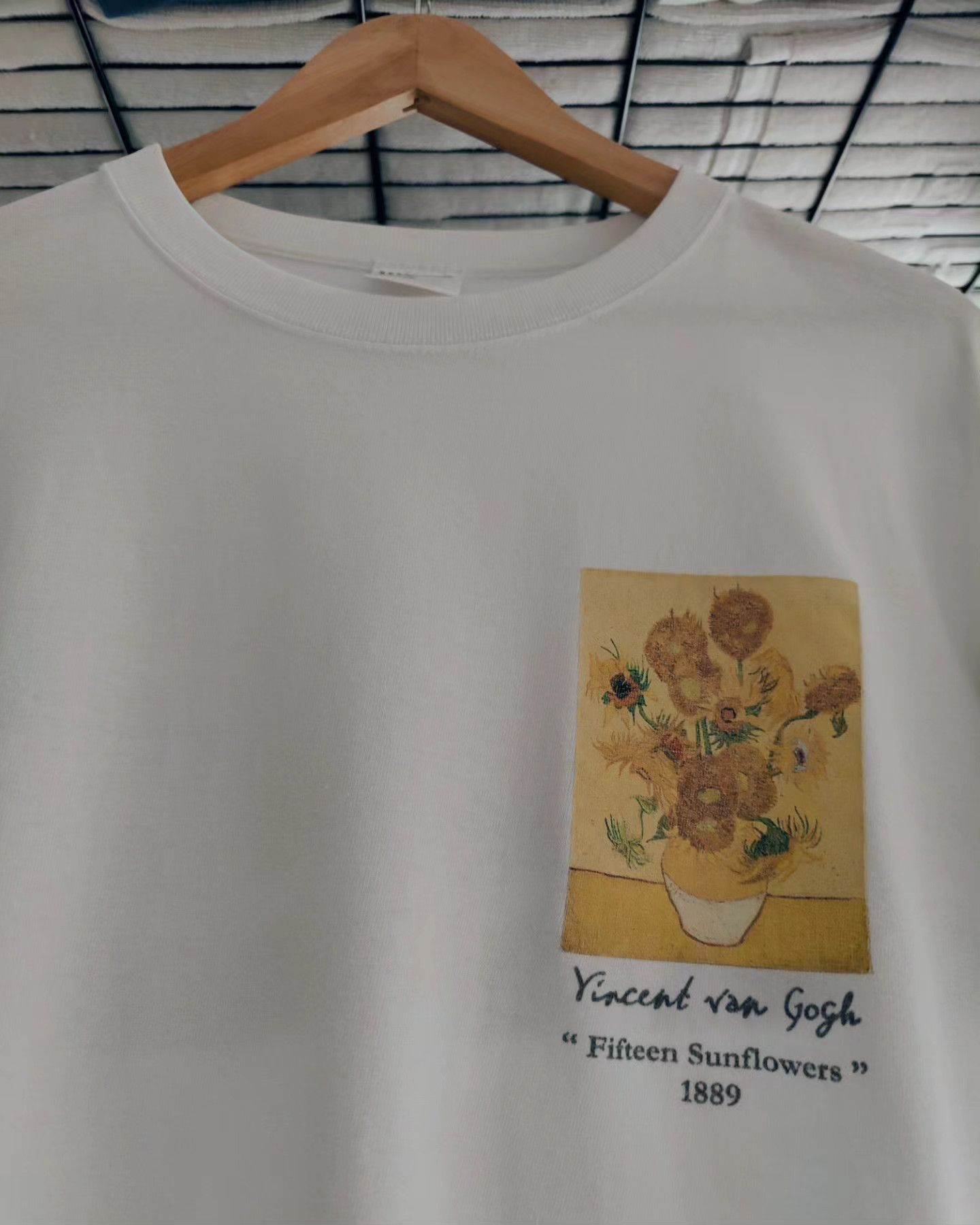 Designer Vincent Van Gogh 🌻 "Fifteen Sunflowers" 1889 Size US M / EU 48-50 / 2 - 4 Thumbnail