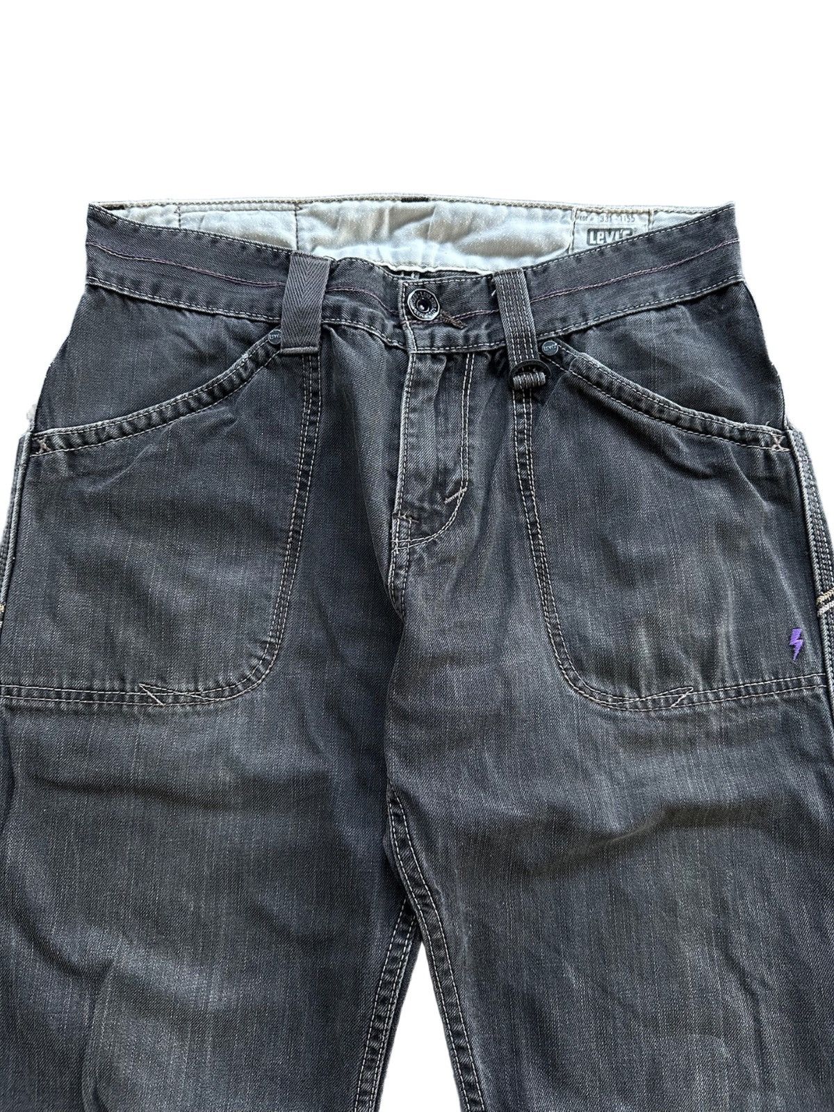 Levi's Levis Grey Denim Jeans Lot 331-1155 Size US 30 / EU 46 - 2 Thumbnail