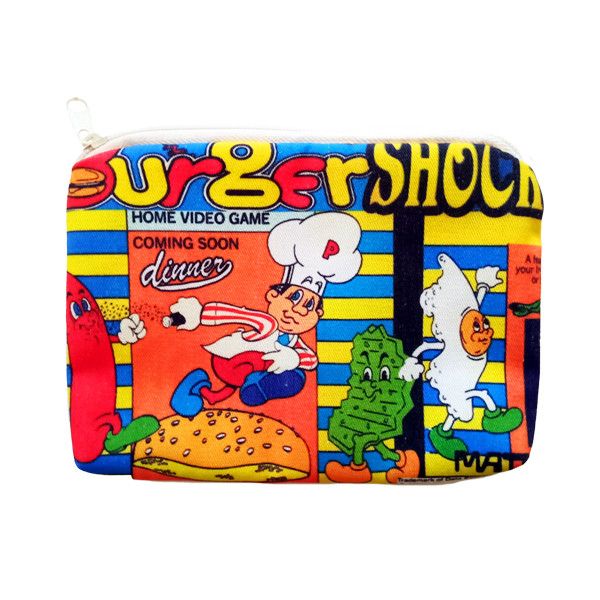 Nintendo 1982 Burger Time Zip Pouch Bag Data East Nintendo Apple IBM Size ONE SIZE - 1 Thumbnail