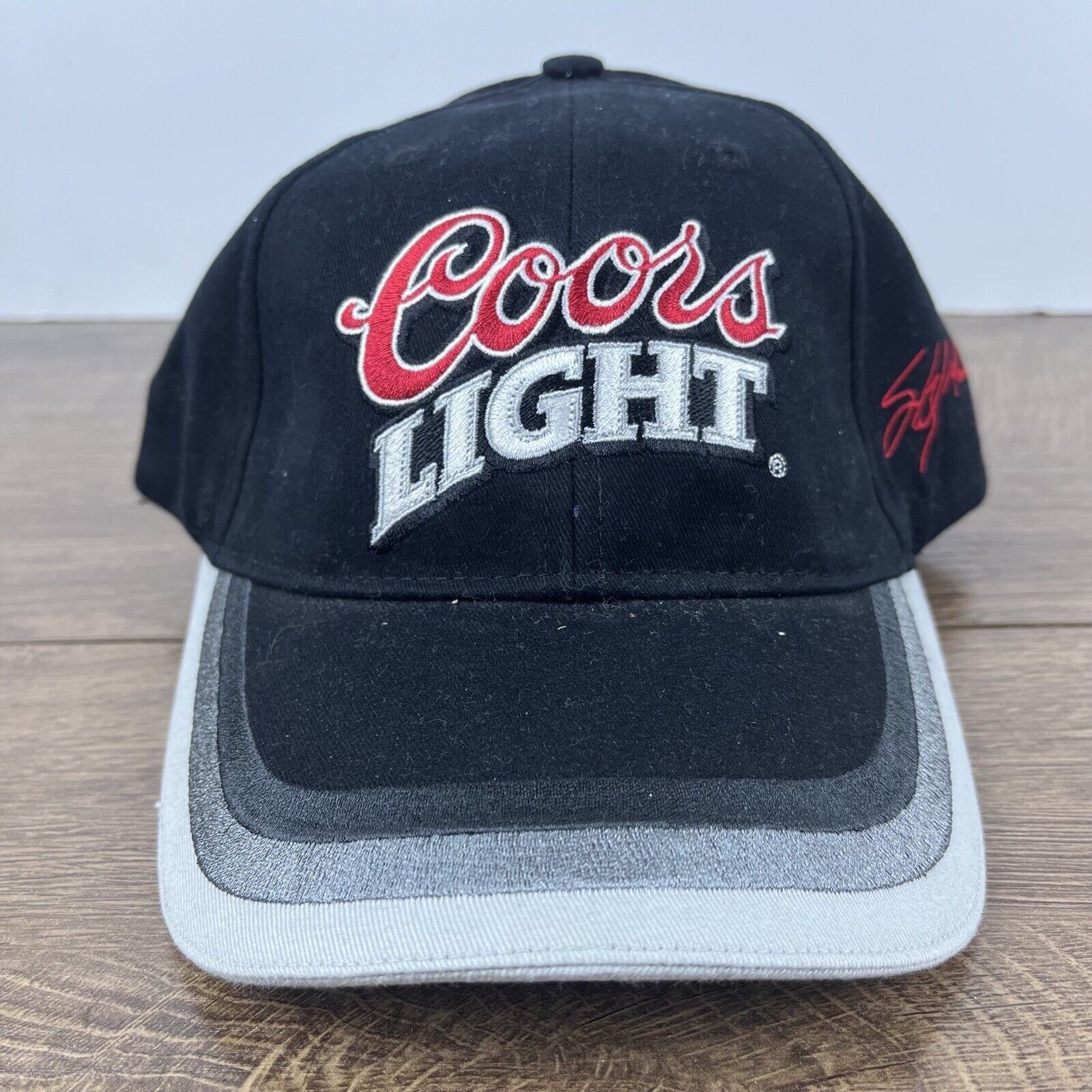 Other Sterling Martin 40 Hat NASCAR Coors Light Hat Adjustable Bla Size ONE SIZE - 4 Thumbnail