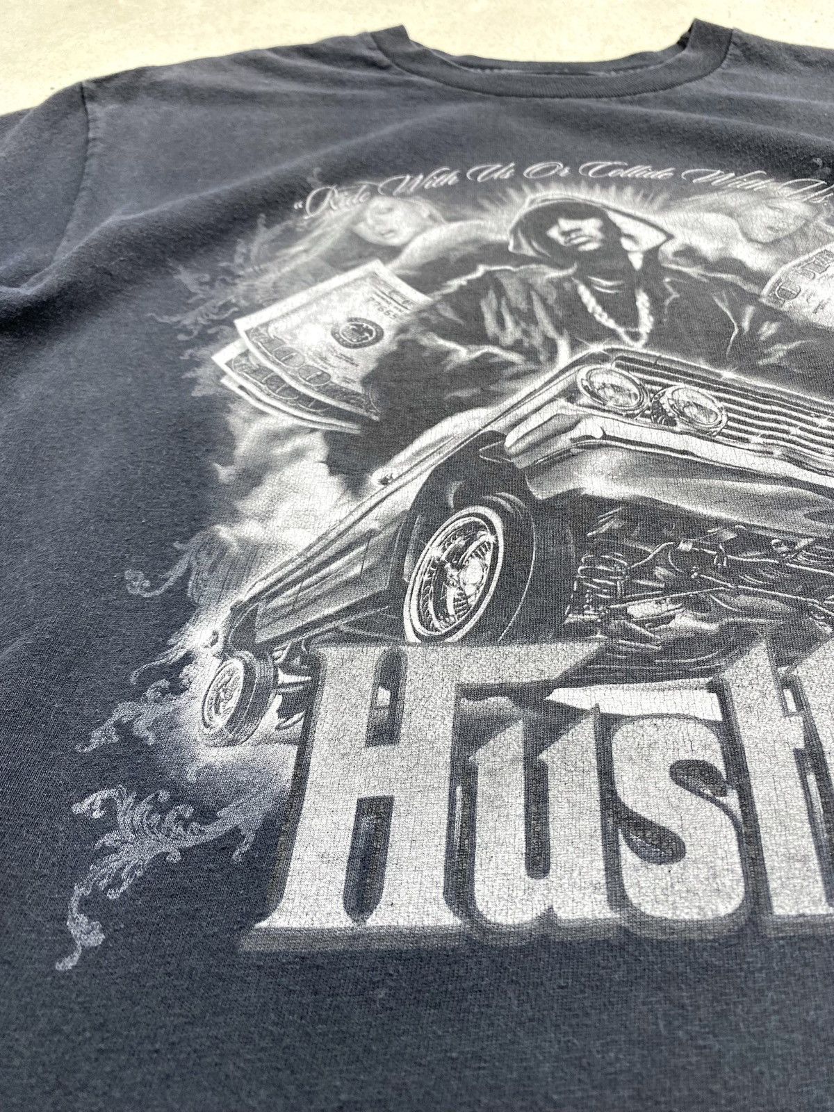 Rap Tees Vintage 90’s Hustler Rap Hip Hop T Shirt Sexy Girls Playboy Size US L / EU 52-54 / 3 - 6 Thumbnail