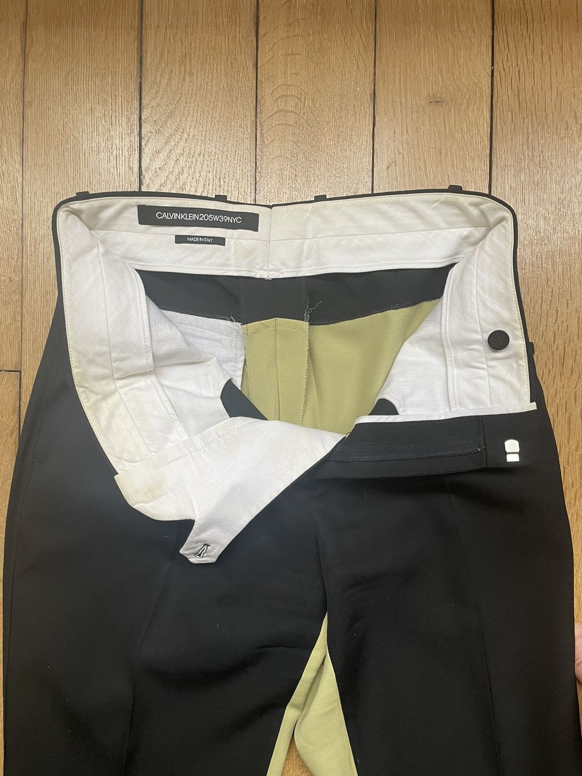 Calvin Klein 205W39NYC × Raf Simons Calvin Klein by Raf Simons two-tone tailored pants Size US 28 / EU 44 - 5 Thumbnail