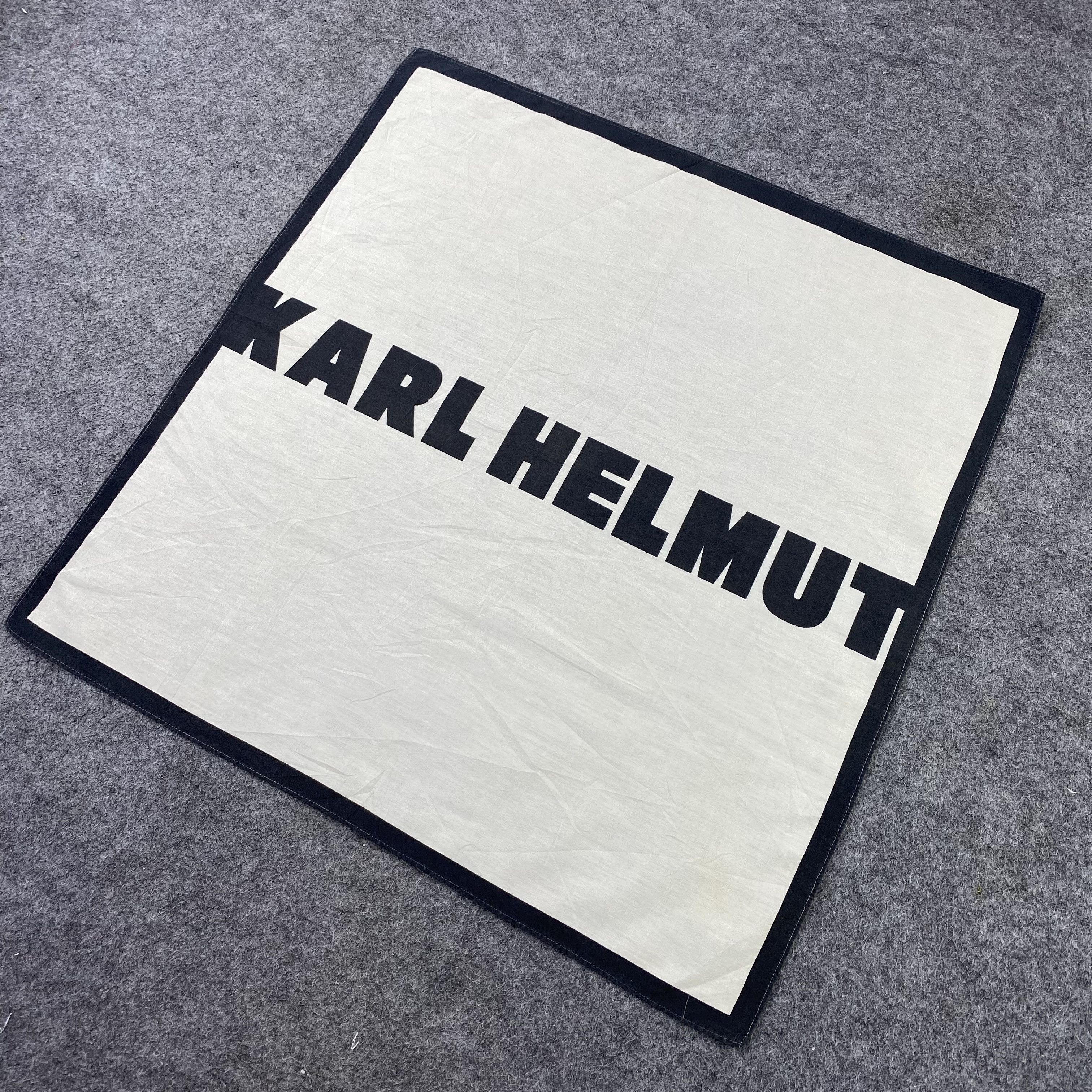 Japanese Brand Karl Helmut Handkerchief / Bandana / Neckerchief-B1394 Size ONE SIZE - 4 Thumbnail