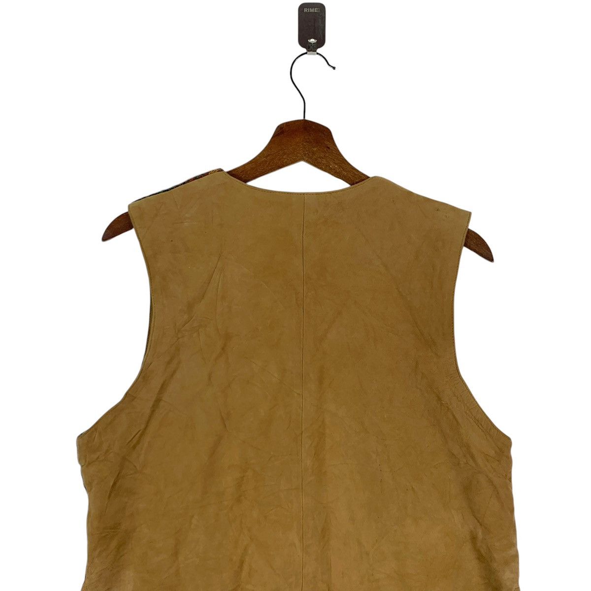 Designer × Leather × Vintage VINTAGE AMGE MADE IN SPAIN LEATHER VEST JACKET Size US M / EU 48-50 / 2 - 10 Thumbnail