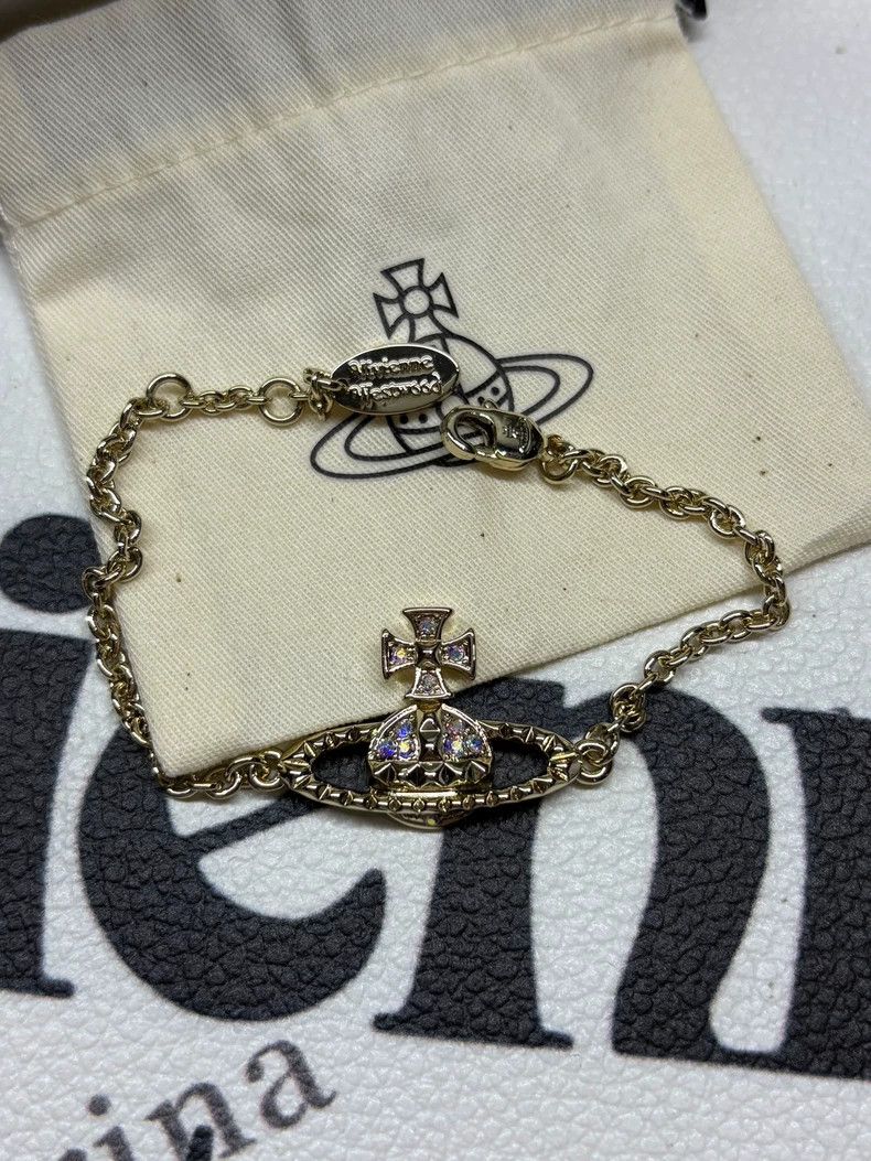 Vivienne Westwood Vivienne Westwood Lady Mei Bracelet-Gold Size ONE SIZE - 5 Thumbnail