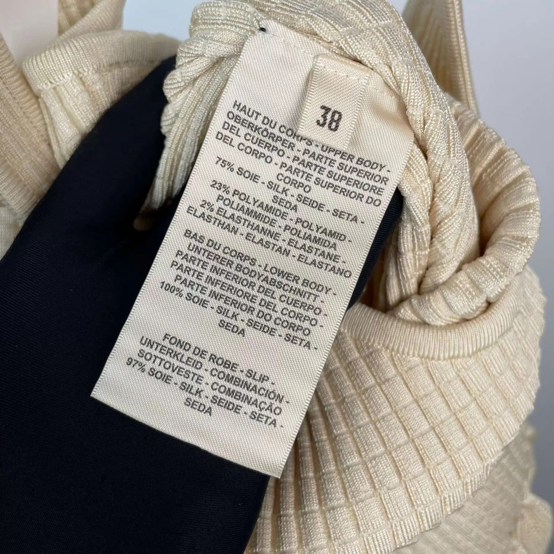 Hermes Hermès knit vest dress beige 38 95 New Size S / US 4 / IT 40 - 4 Thumbnail