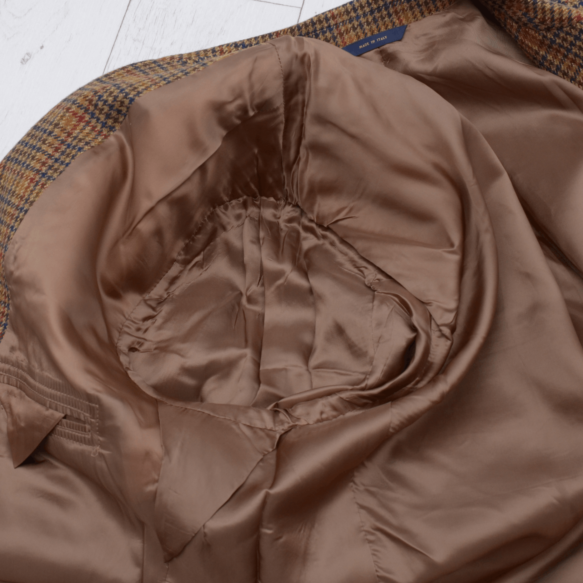 Brooks Brothers Brooks Brothers Tweed Wool Cashmere Brown Checks Blazer XL Size 46R - 9 Thumbnail