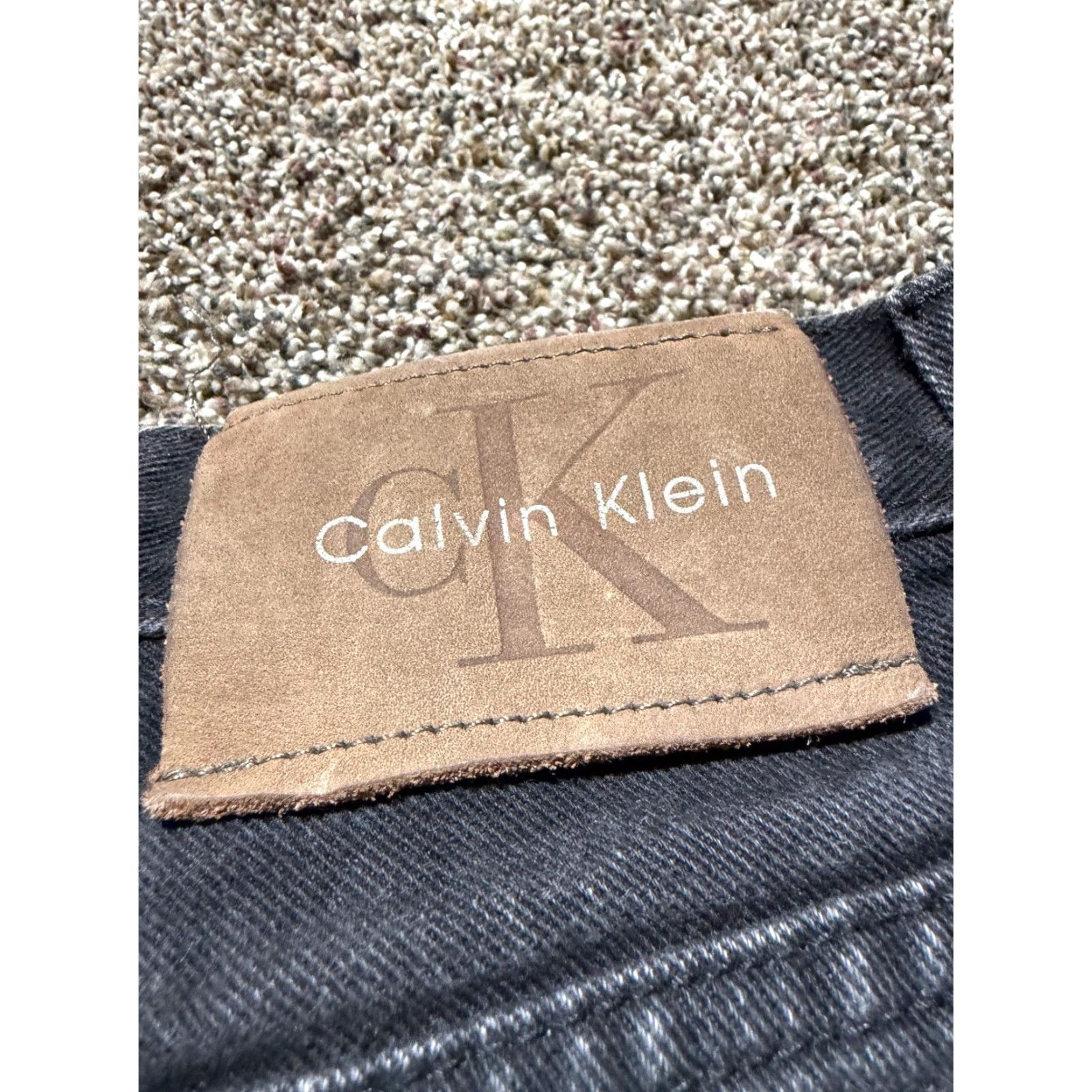 Calvin Klein VINTAGE Calvin Klein Women's Jeans Size 10 Black Denim High Rise Mom 90s Size 32" / US 10 / IT 46 - 2 Thumbnail