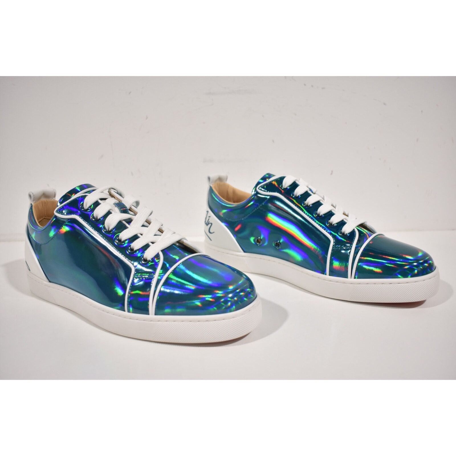 Christian Louboutin Christian Louboutin Mens Fun Louis Junior Flat Psychic Blue Size US 13 / EU 46 - 5 Thumbnail