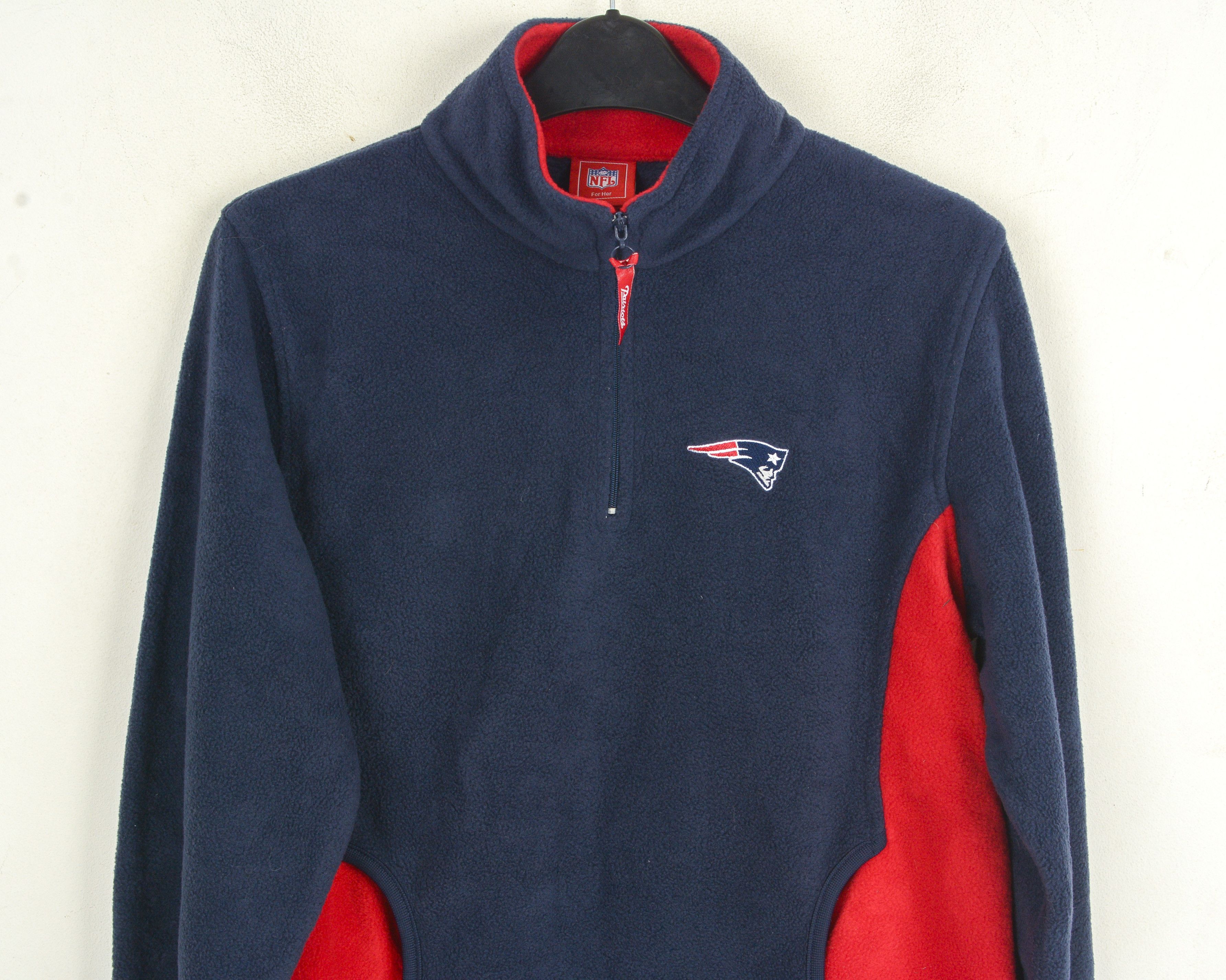 NFL New England Patriots Women M Fleece Pullover Sweatshirt Size M / US 6-8 / IT 42-44 - 2 Thumbnail