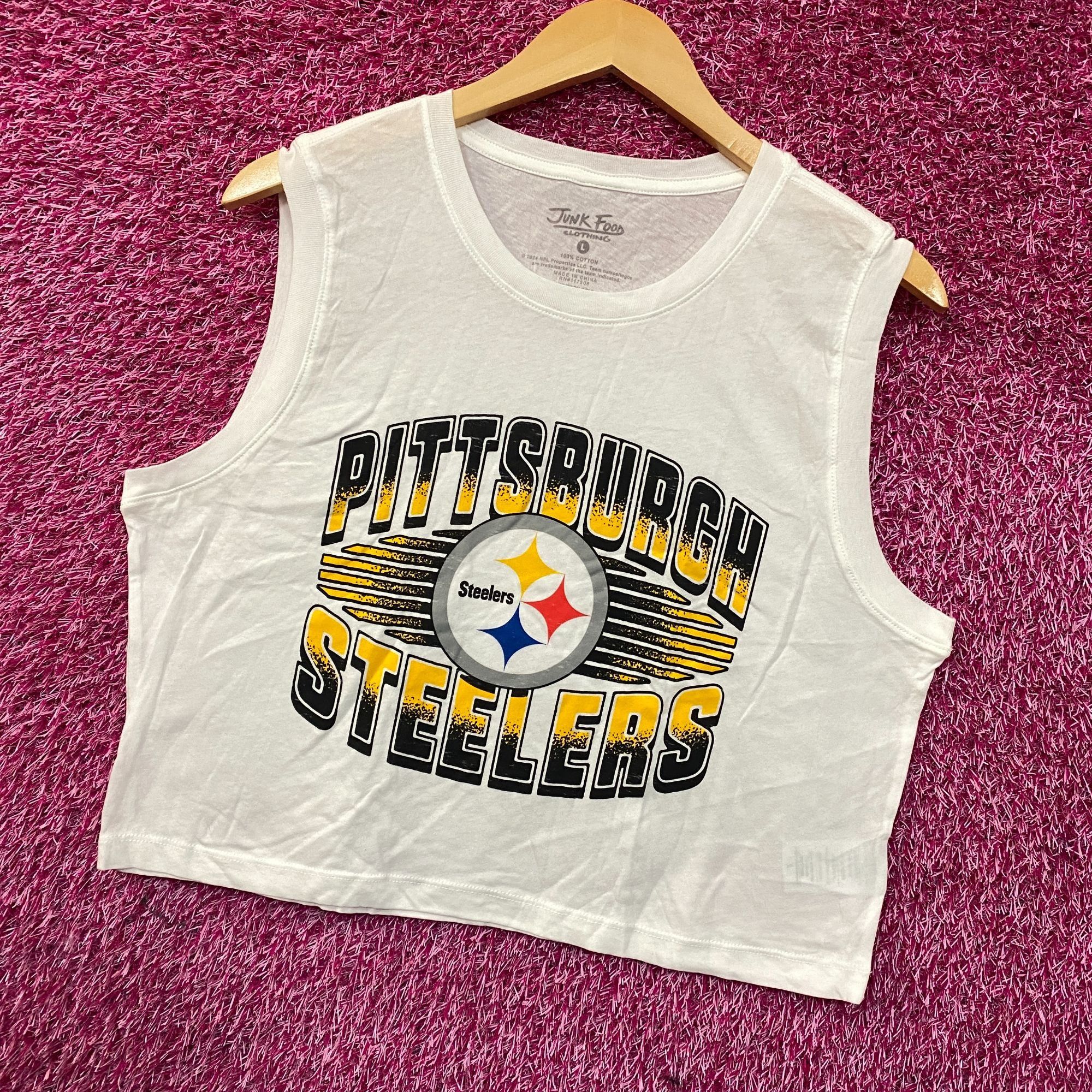 Junk Food Junk Food Pittsburgh Steelers Football Cropped Sleeveless T- Size L / US 10 / IT 46 - 3 Thumbnail