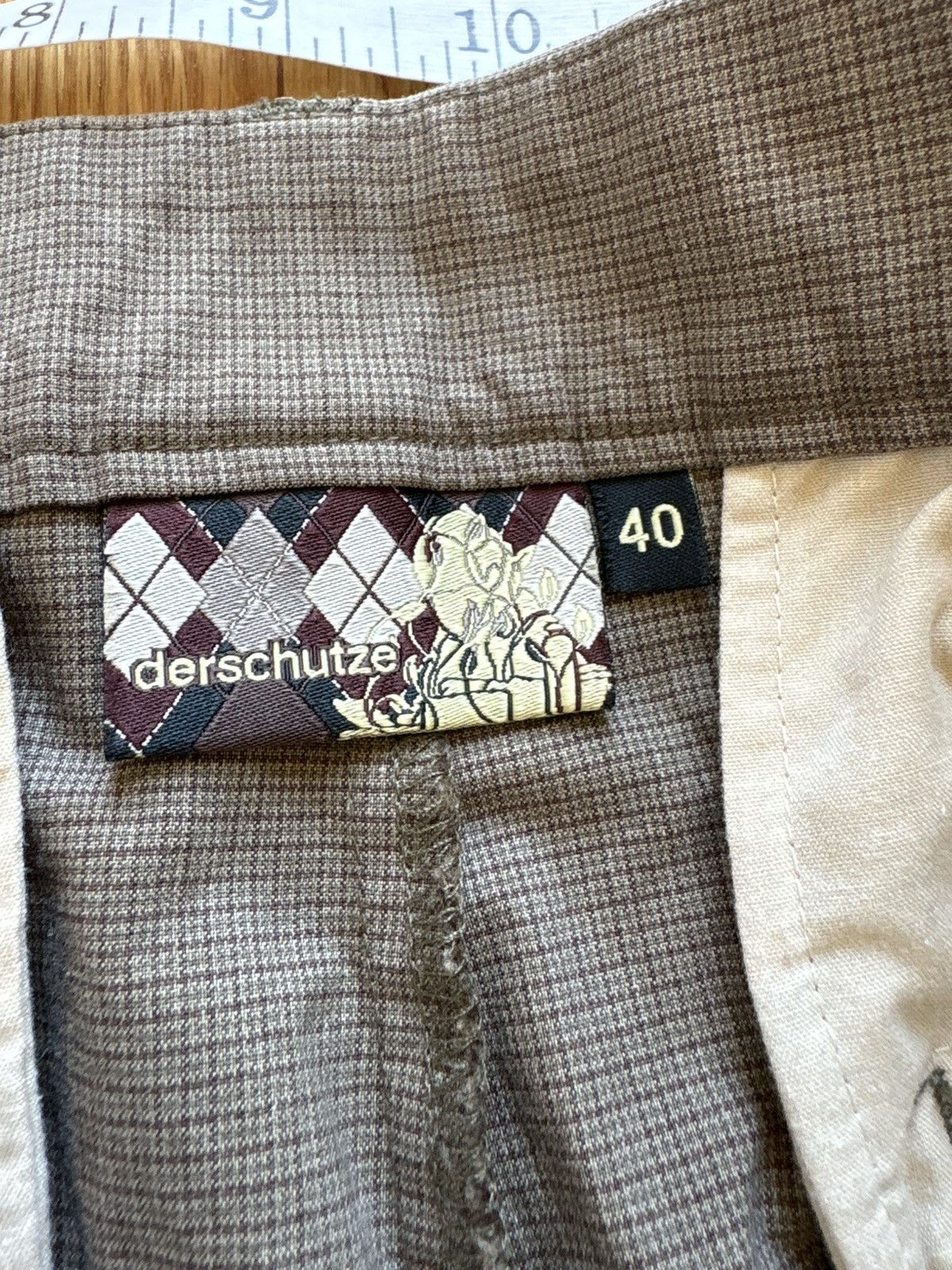 Derschutze Derschutze Garden of Eden Tartan Check Plaid Pants 36x30 Size US 36 / EU 52 - 5 Thumbnail