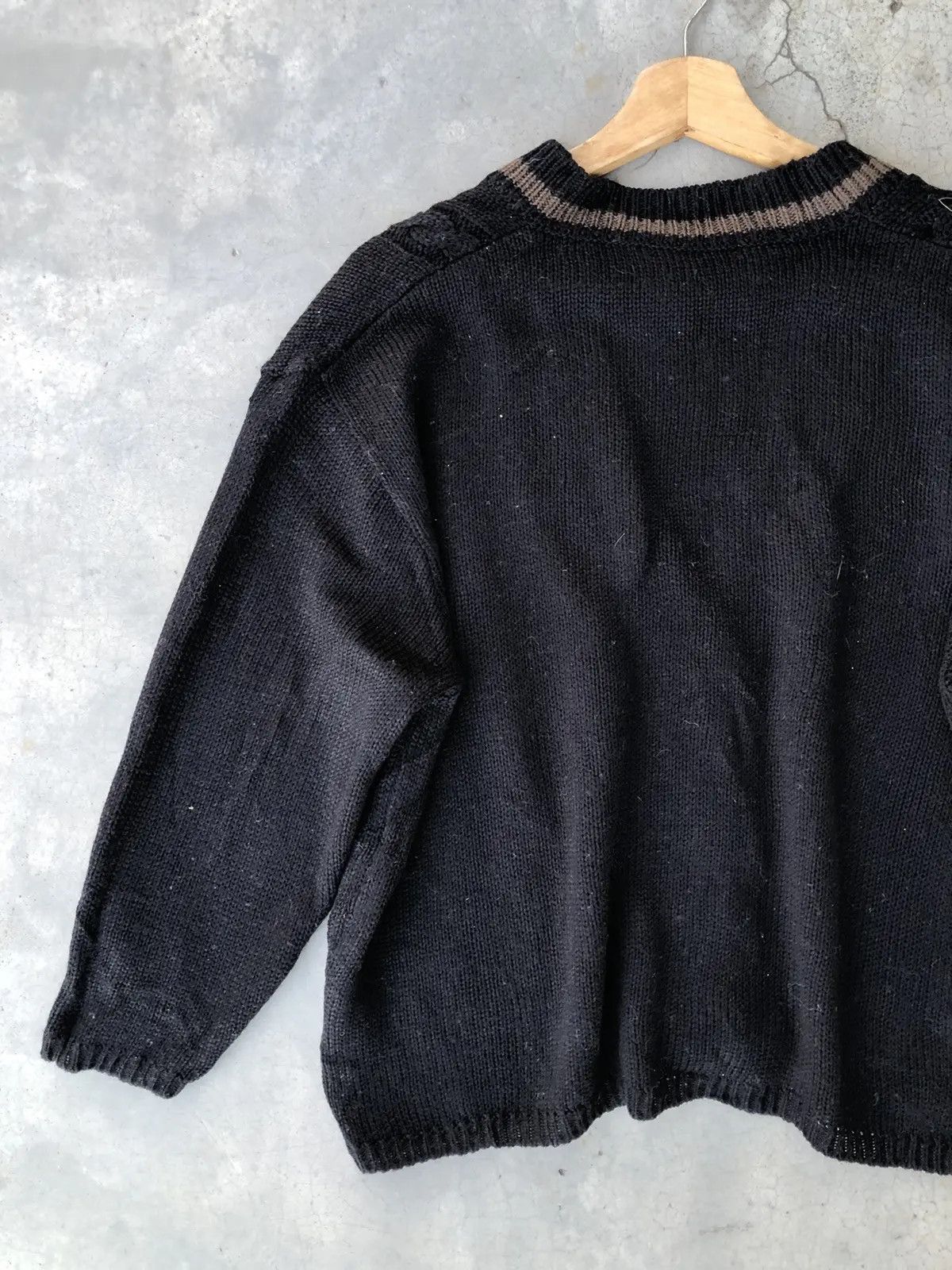 Vintage Vintage Knitware Cardigan Sweater Plain Design Size US L / EU 52-54 / 3 - 9 Thumbnail
