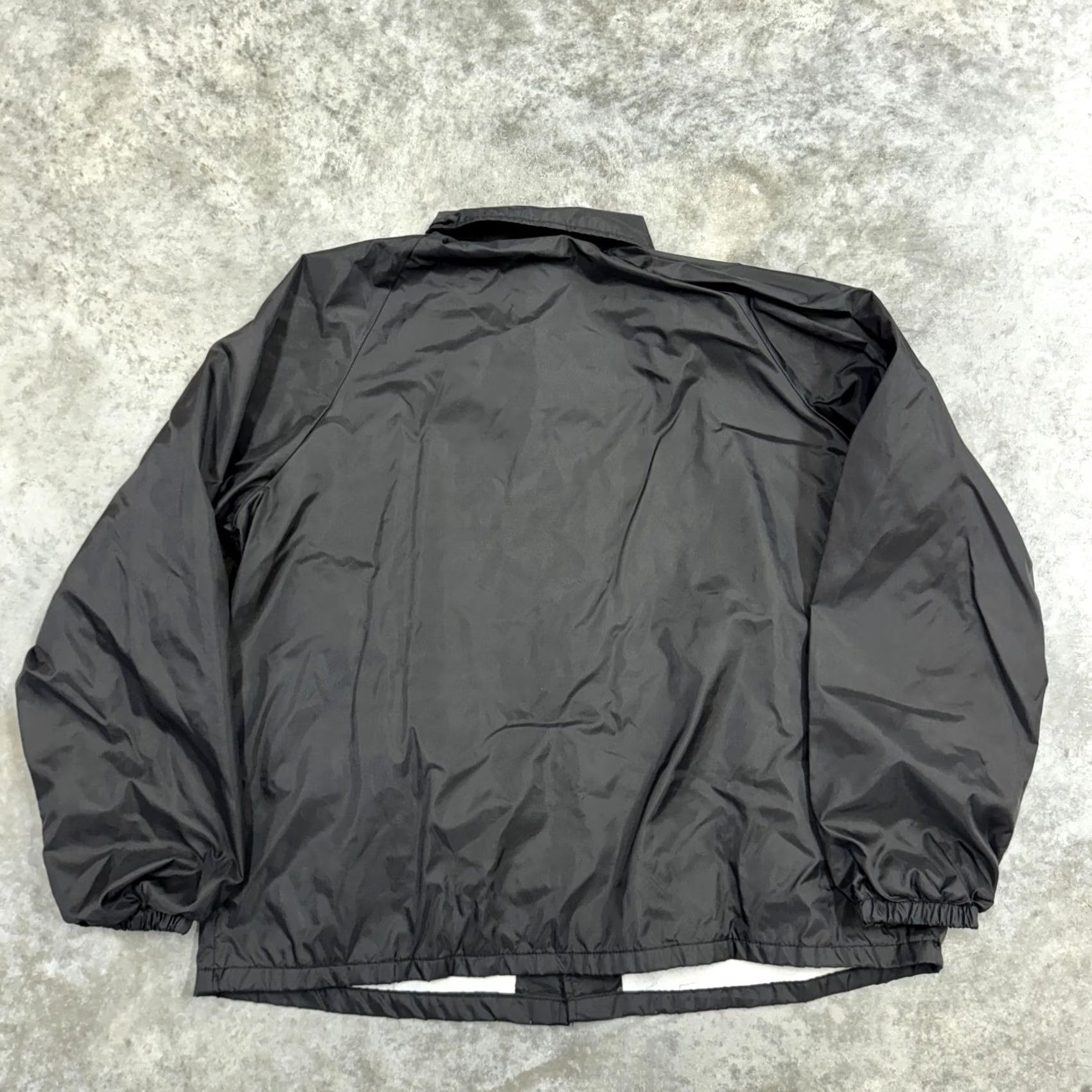 Rainbow VINTAGE LMC Rainbow Jacket Mens XL Black Nylon K-Brand Coaches Made USA 80s Size US XL / EU 56 / 4 - 5 Thumbnail