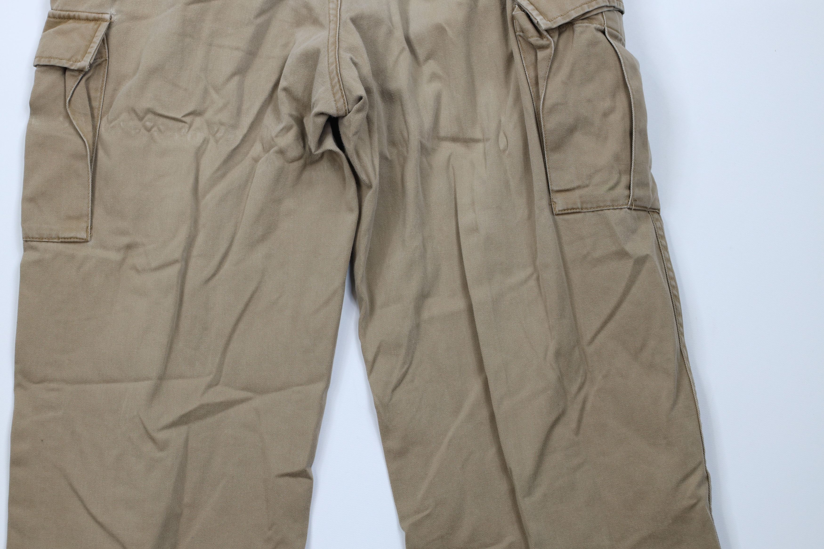 Cabelas Vintage 90s Cabelas Relaxed Wide Leg Cargo Pants Brown Size US 34 / EU 50 - 11 Thumbnail