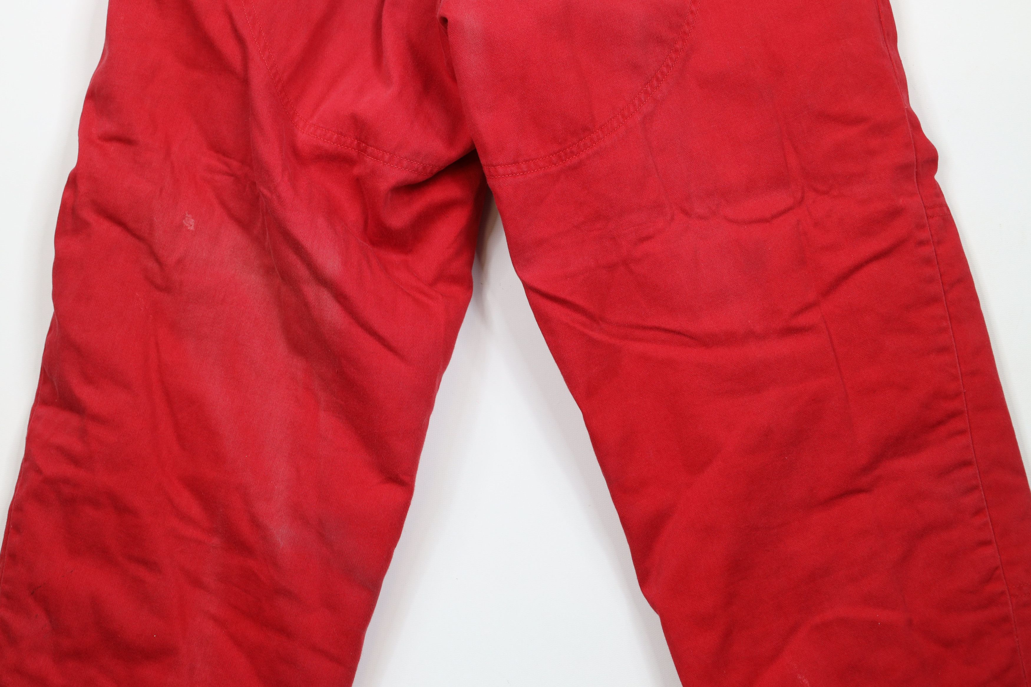 Vintage Vintage 50s 60s Heavyweight Quilted Joggers Pants Red USA Size US 28 / EU 44 - 14 Thumbnail