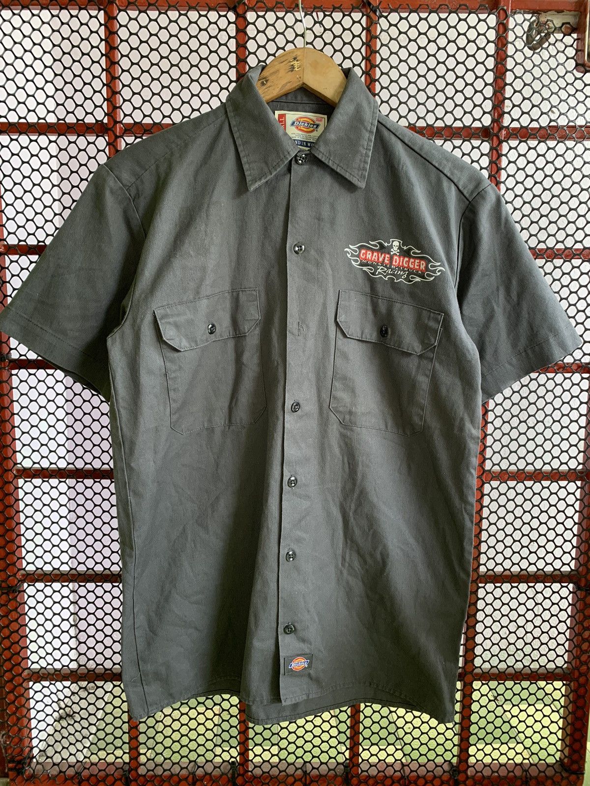 Dickies × Hysteric Glamour × Japanese Brand Vintage Dickies Monster Truck Racing Shirt Button Size US S / EU 44-46 / 1 - 3 Thumbnail