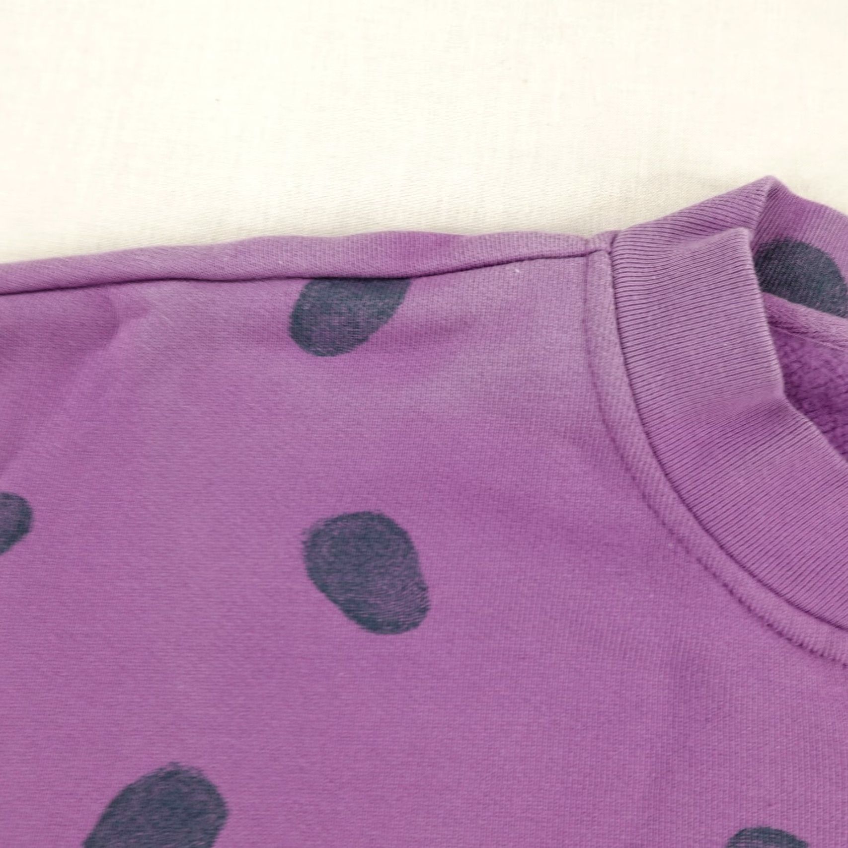 Levi's VINTAGE Levi's Sweatshirt Mens XL Purple Polka Dots Henley Pullover Sweater Oversized - Size US XL / EU 56 / 4 - 6 Thumbnail