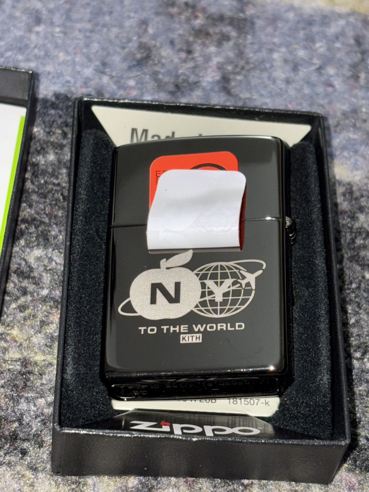 Kith Kith NY To The World Zippo Lighter (INSTORE EXCLUSIVE) Size ONE SIZE - 2 Thumbnail