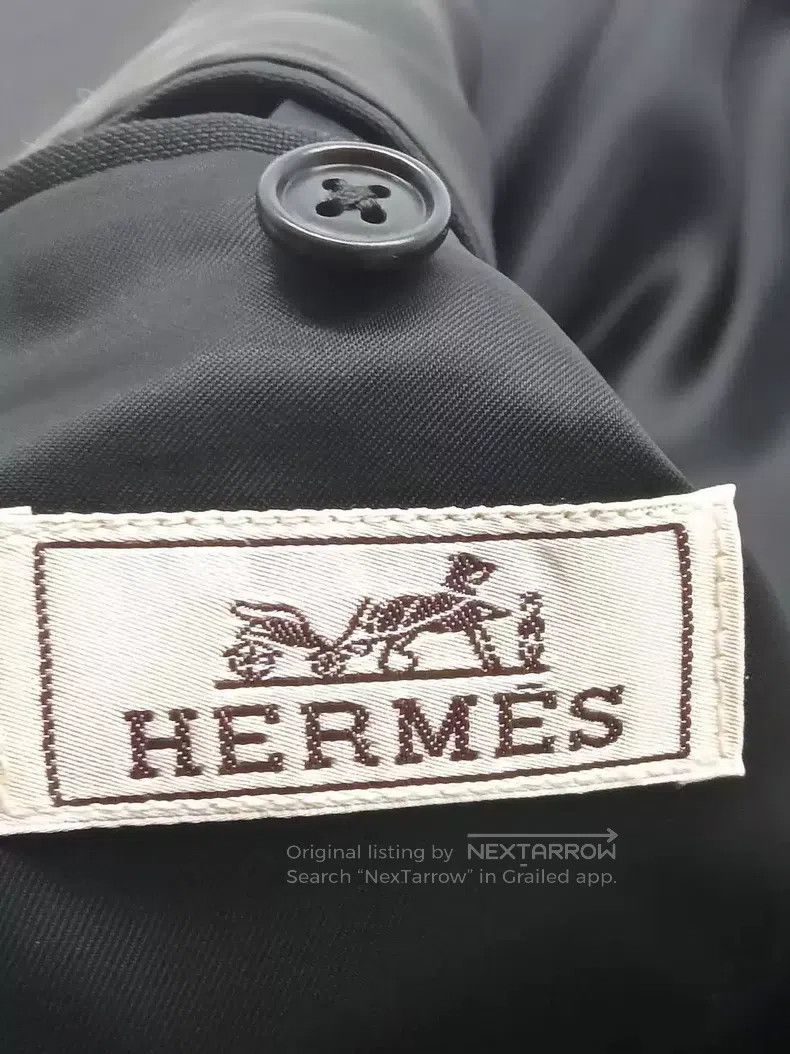 Hermes Hermes Blazer Jacket, 73% Wool + 37% Mohair + 100% Mulberr Size 48R - 3 Thumbnail