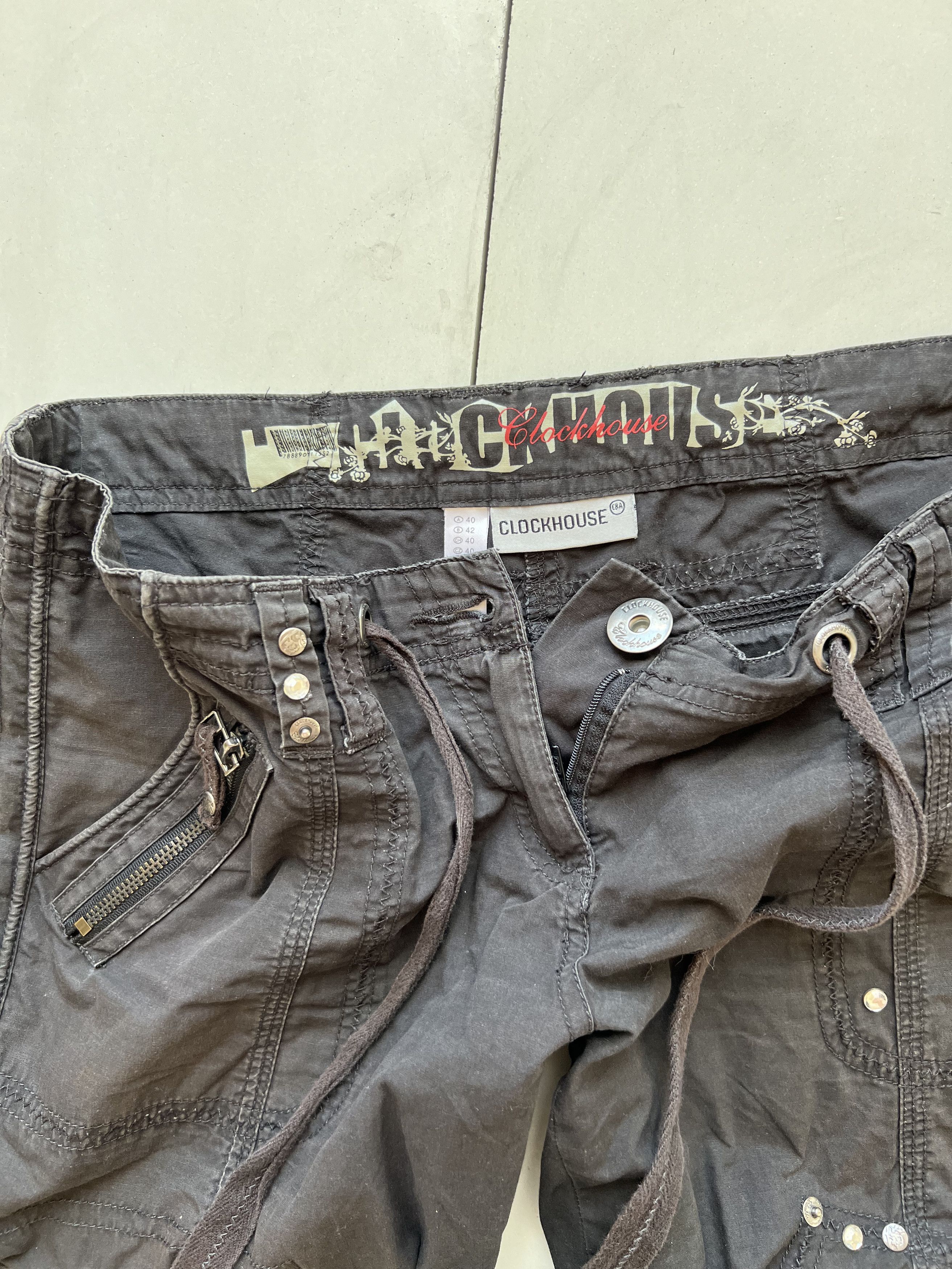 Affliction BlockHouse Vintage Striped Bondage Stripe y2k cargo pants Size 40" / US 18 - 5 Thumbnail
