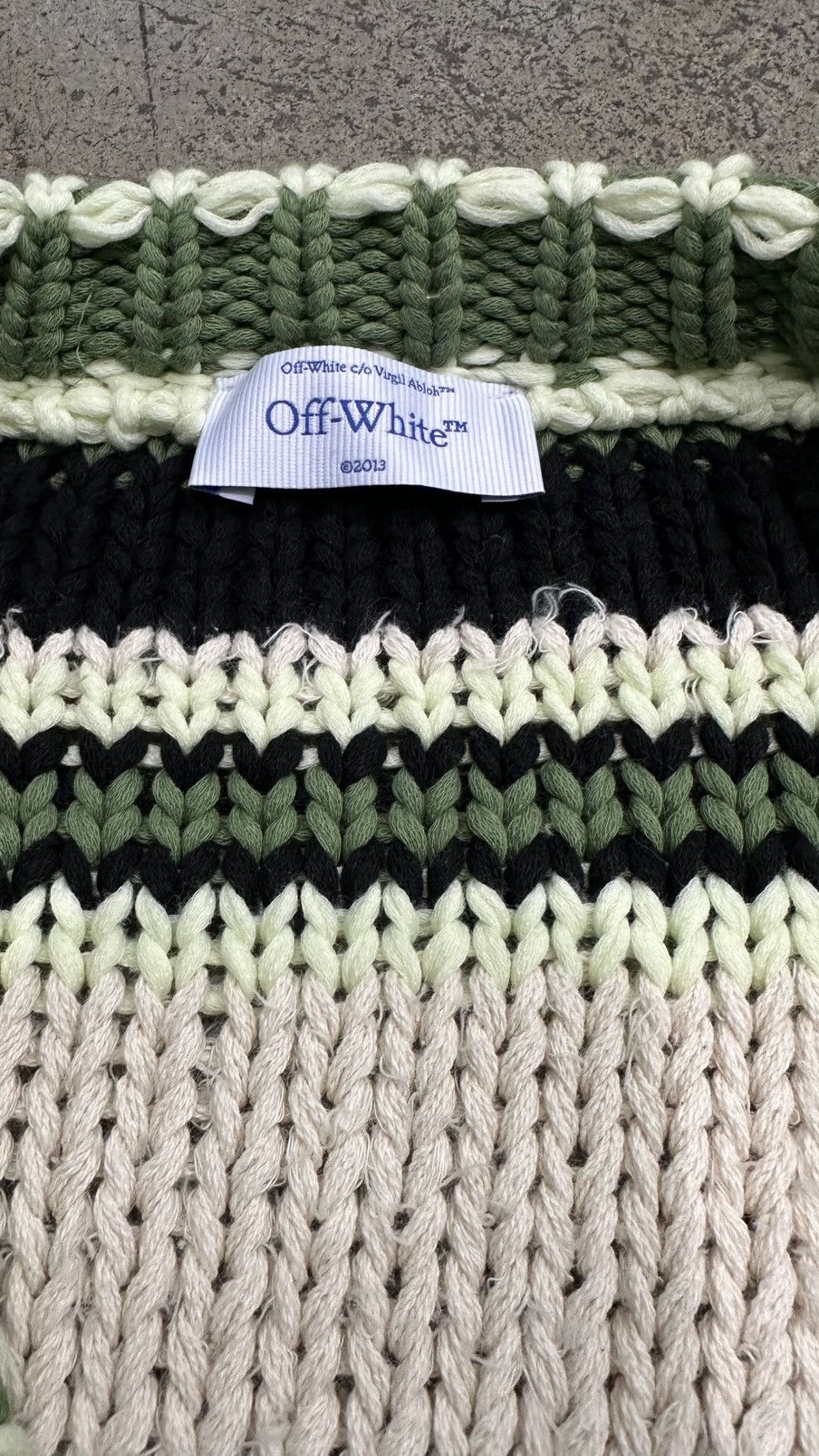 Off-White OFF-WHITE - Striped Knit Cardigan Paradise G Size US M / EU 48-50 / 2 - 2 Thumbnail