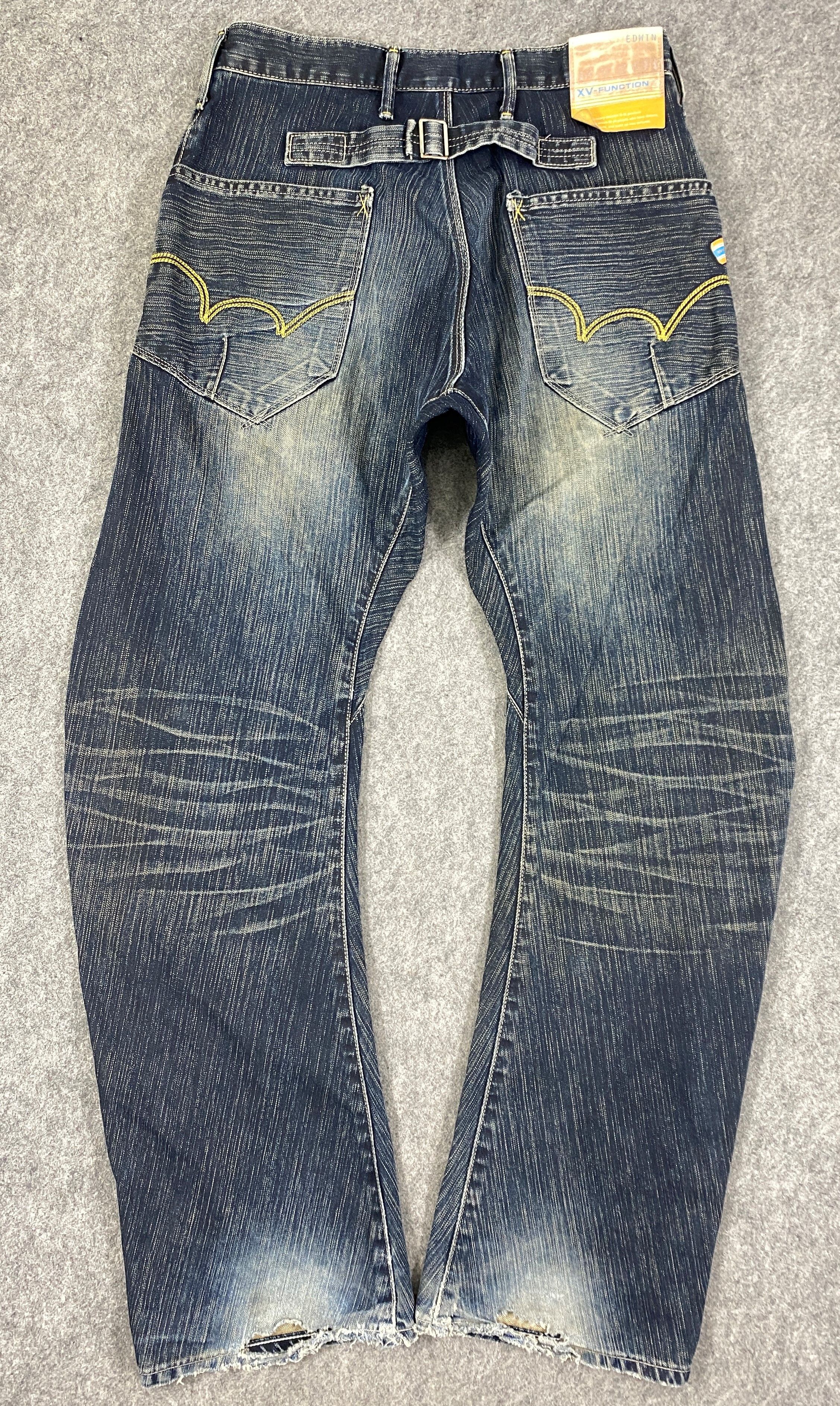Edwin Mud Blue Vintage Edwin Buckle Back Jeans 32x33 - JN3247 Size US 32 / EU 48 - 2 Thumbnail