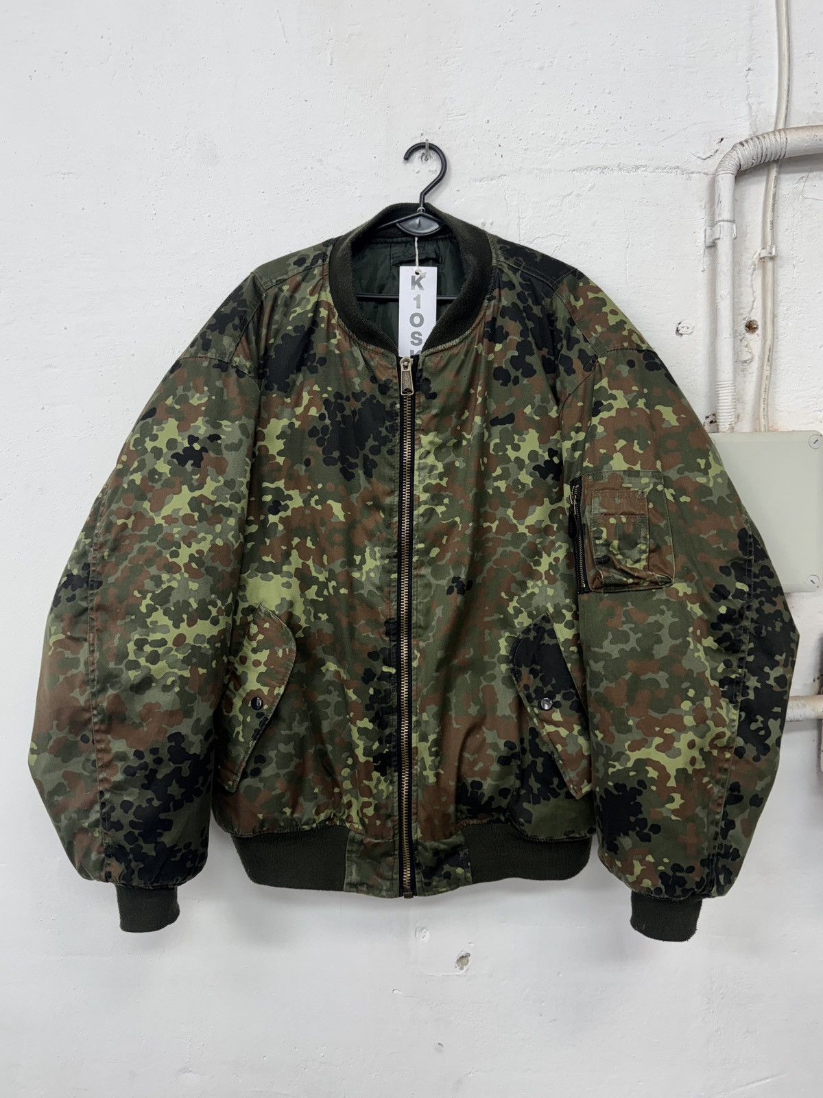 Japanese Brand × Vintage Y2K Ma-1 Bomber H.P.S Jacket Flyers CWU