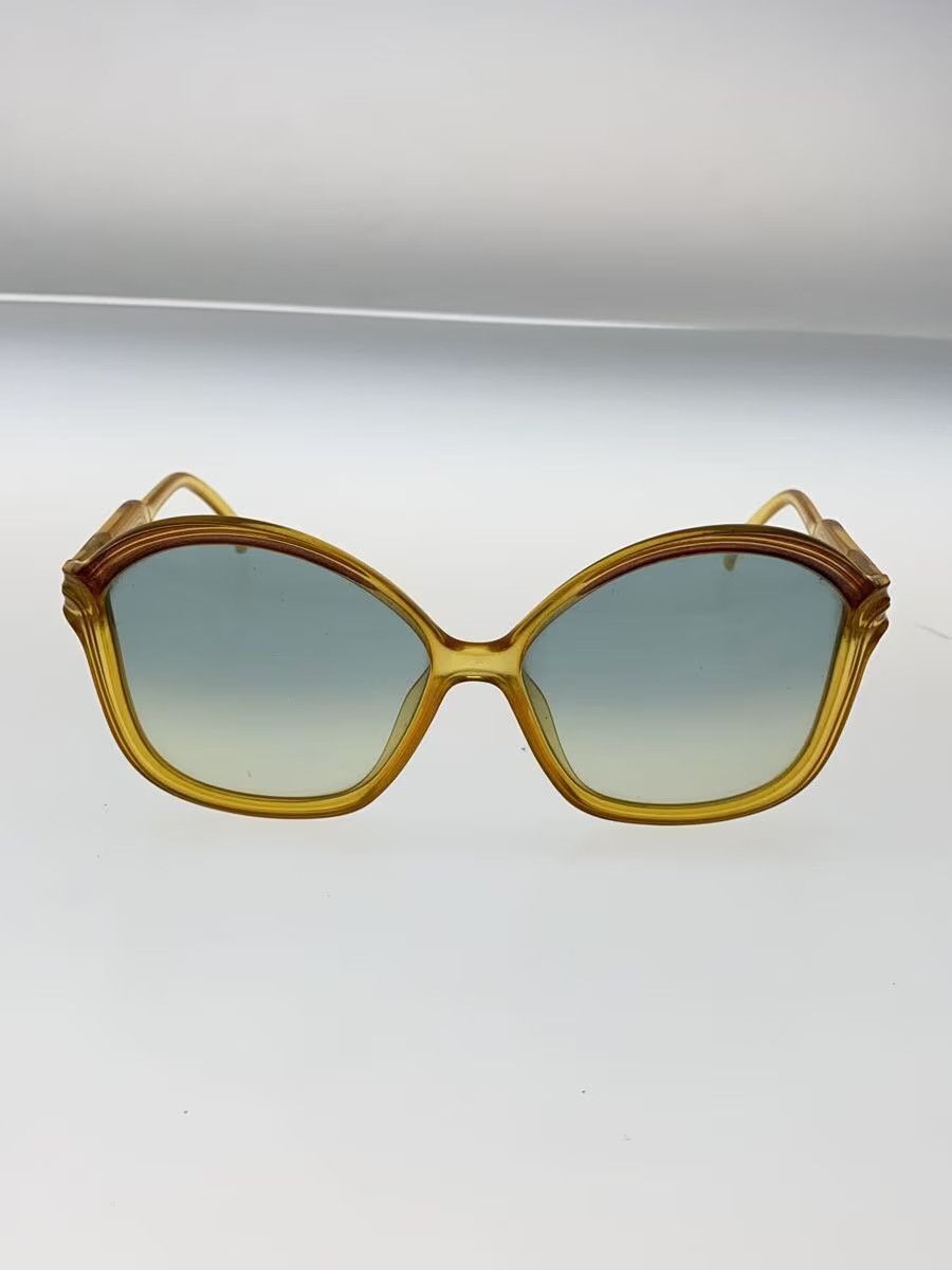 CD Badge Transparent Frame Tinted Sunglasses