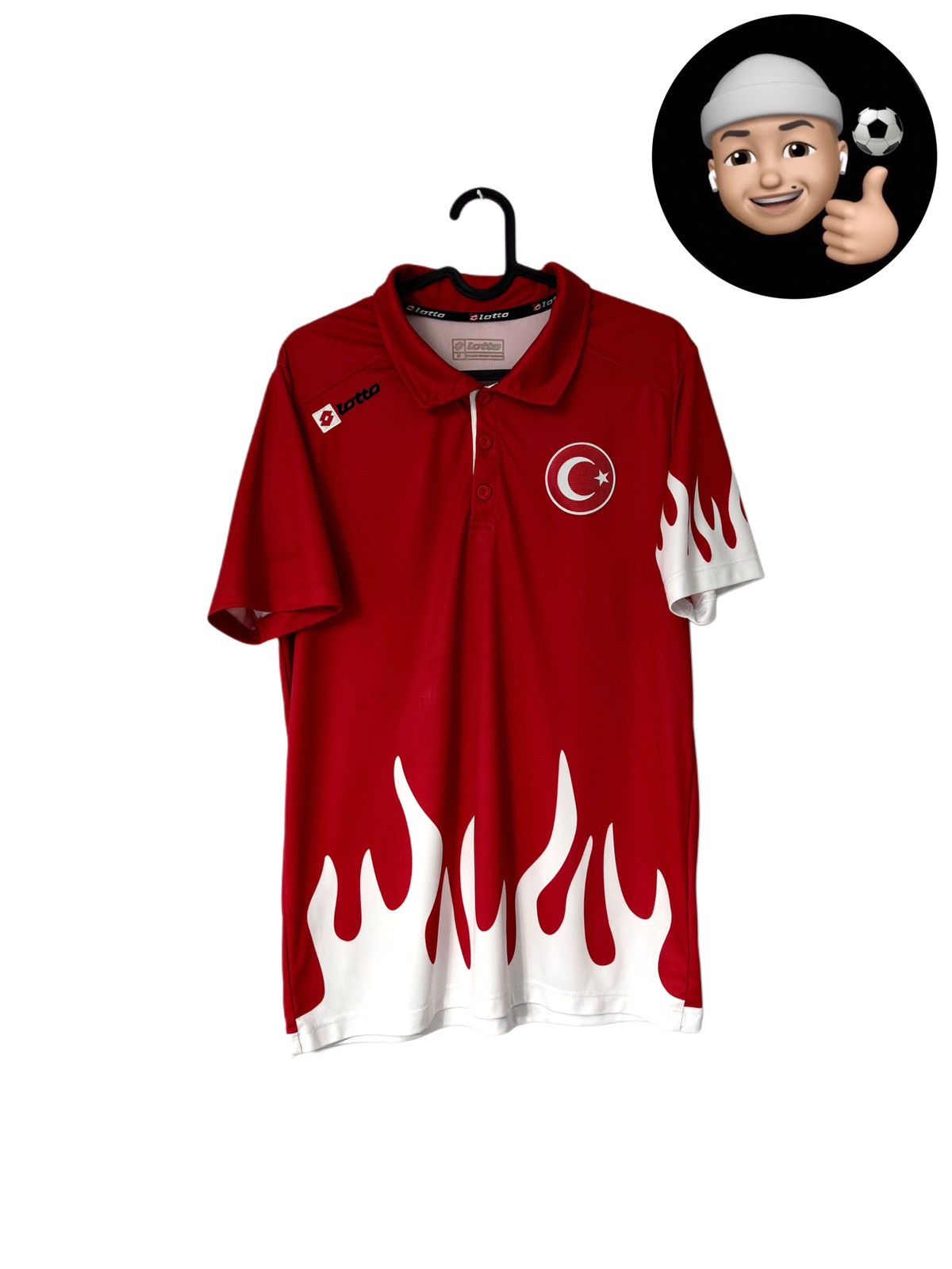 Lotto Sport × Vintage Turkey Vintage Lotto Training Fire Kit Soccer Jersey Tee Top Size US M / EU 48-50 / 2 - 1 Thumbnail