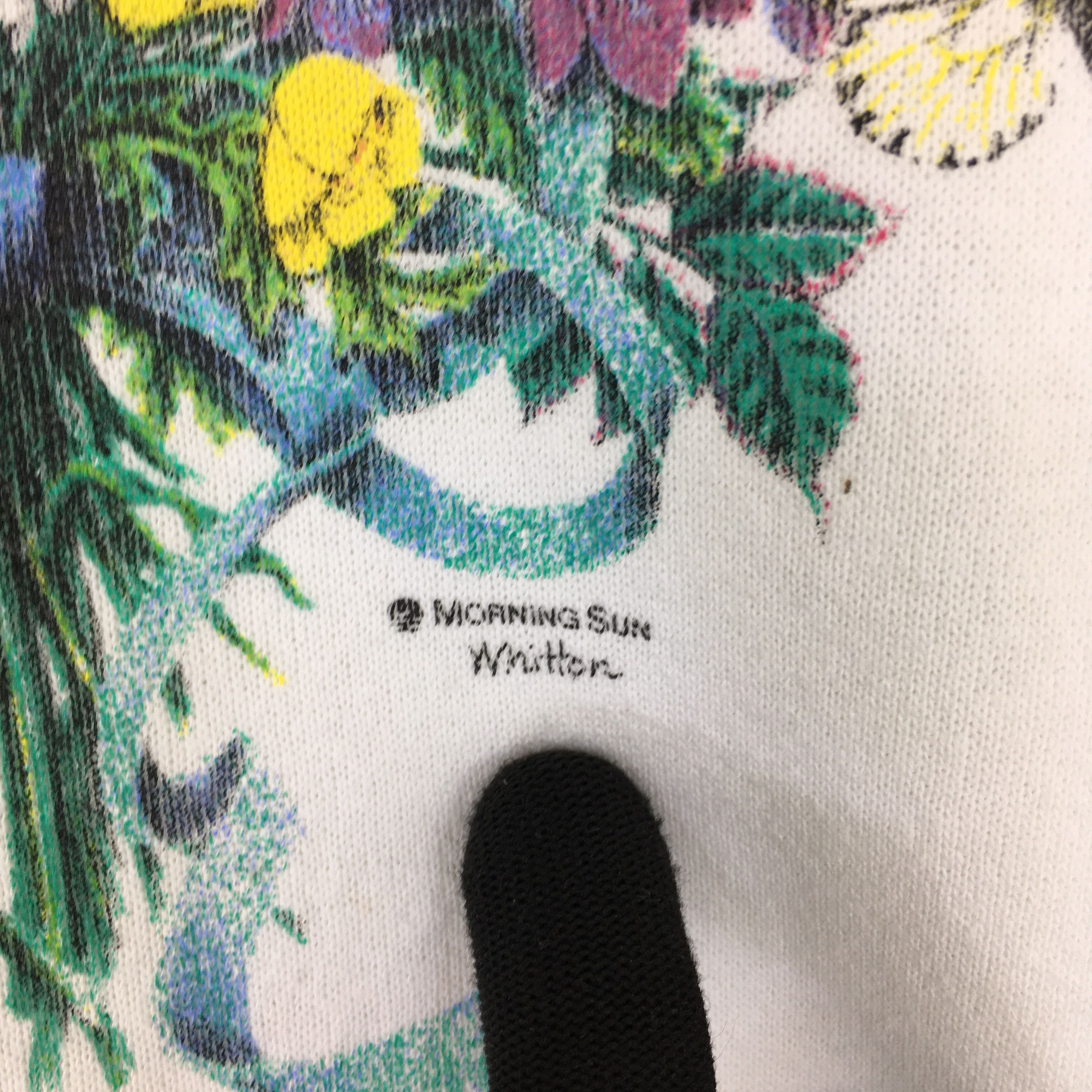 Habitat Vintage 90s Morning Sun Whitton Art Button Sweatshirt Large Size US L / EU 52-54 / 3 - 3 Thumbnail