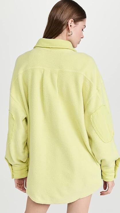 Free People Free People Ruby Fleece Shirt Jacket Luminary ( M ) Size M / US 6-8 / IT 42-44 - 2 Thumbnail