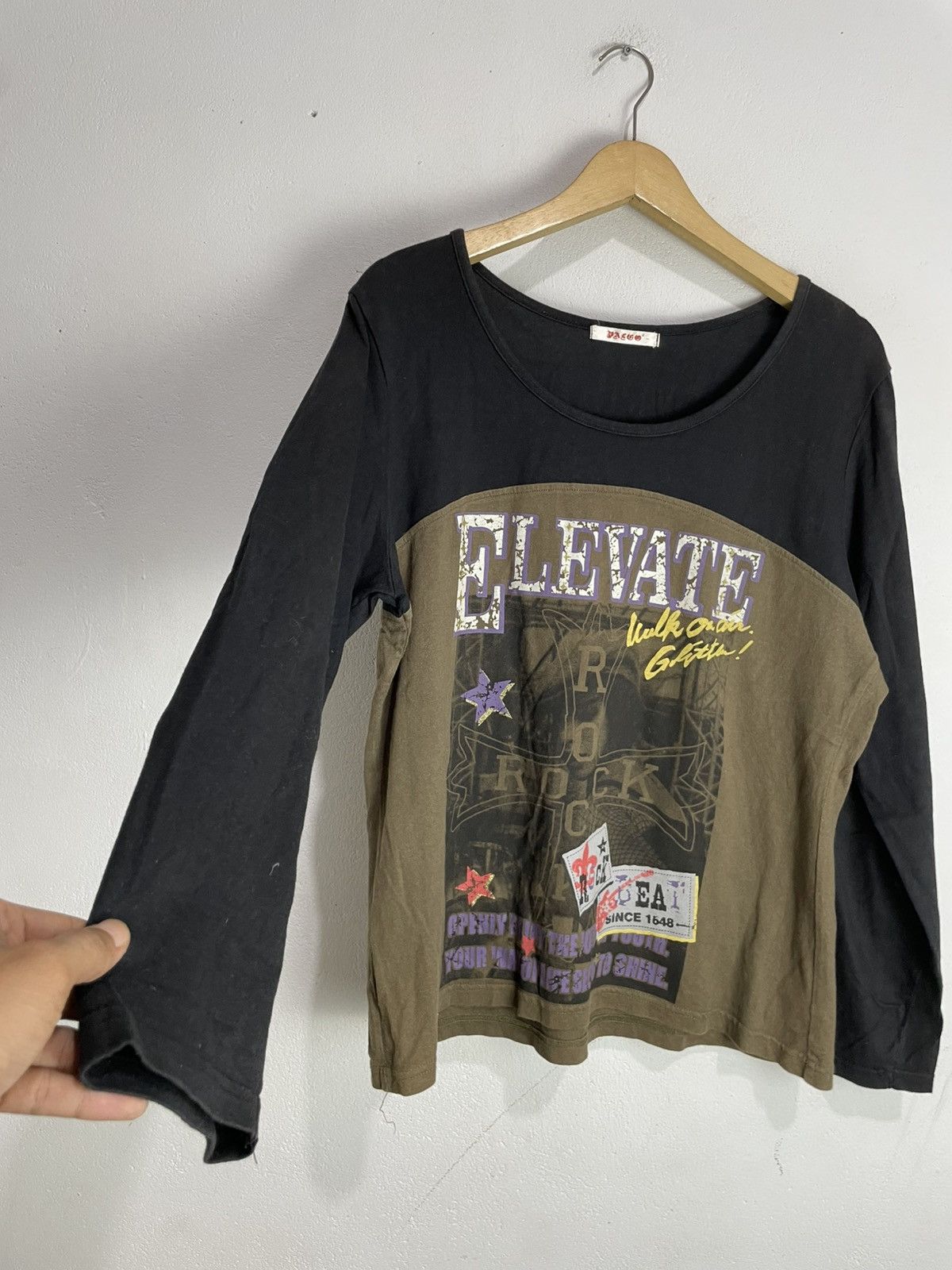 Hysteric Glamour Japanese Gothic Rock Poem Elevate Longsleeve tshirt Size L / US 10 / IT 46 - 2 Thumbnail