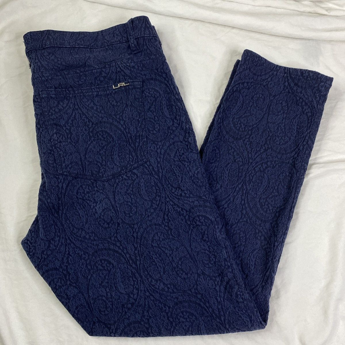 Ralph Lauren Lauren Ralph Lauren Jeans Co Womens Sz 16 Casual Blue EUC Size 38" / US 16 / IT 52 - 1 Thumbnail
