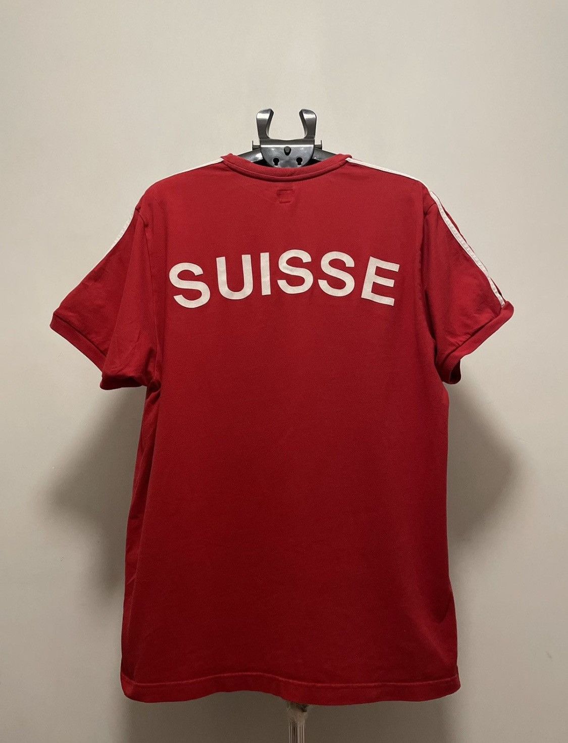 Vintage Adidas Vintage Suisse Jersey Shirt World Cup Size US XL / EU 56 / 4 - 2 Thumbnail