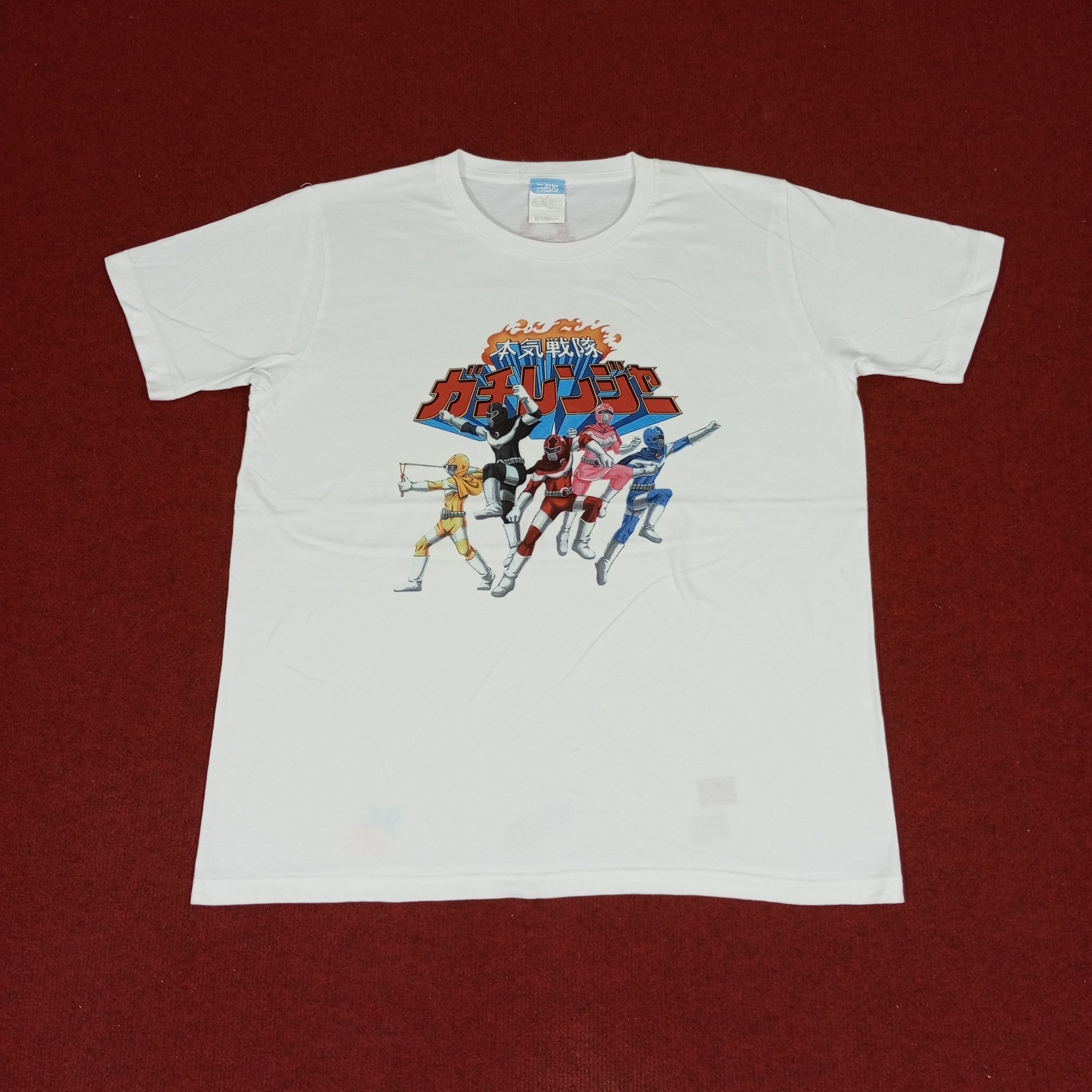 Japanese Brand × Vintage Power Rangers Japanese Superhero Cospa Tshirt Size US L / EU 52-54 / 3 - 1 Thumbnail