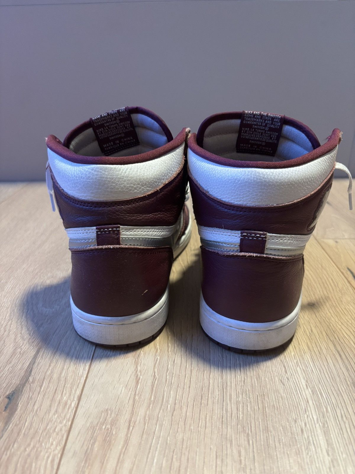 Jordan Brand Retro Jordan 1 High “Bordeaux” Size US 10.5 / EU 43-44 - 4 Thumbnail